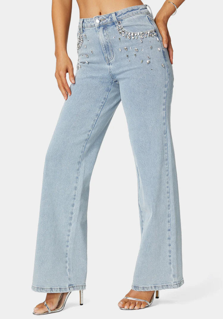 Bebe_High Waist Embellished Wide Leg Jeans_7swd0183be_Chiara Blue Wash_02