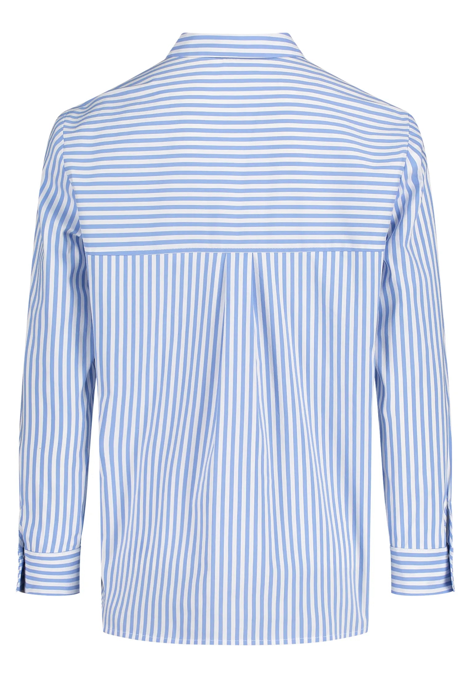 Betty Barclay White/Blue Women Shirt Blouse with Collar SKU: 8002-1758_1880 Image 07