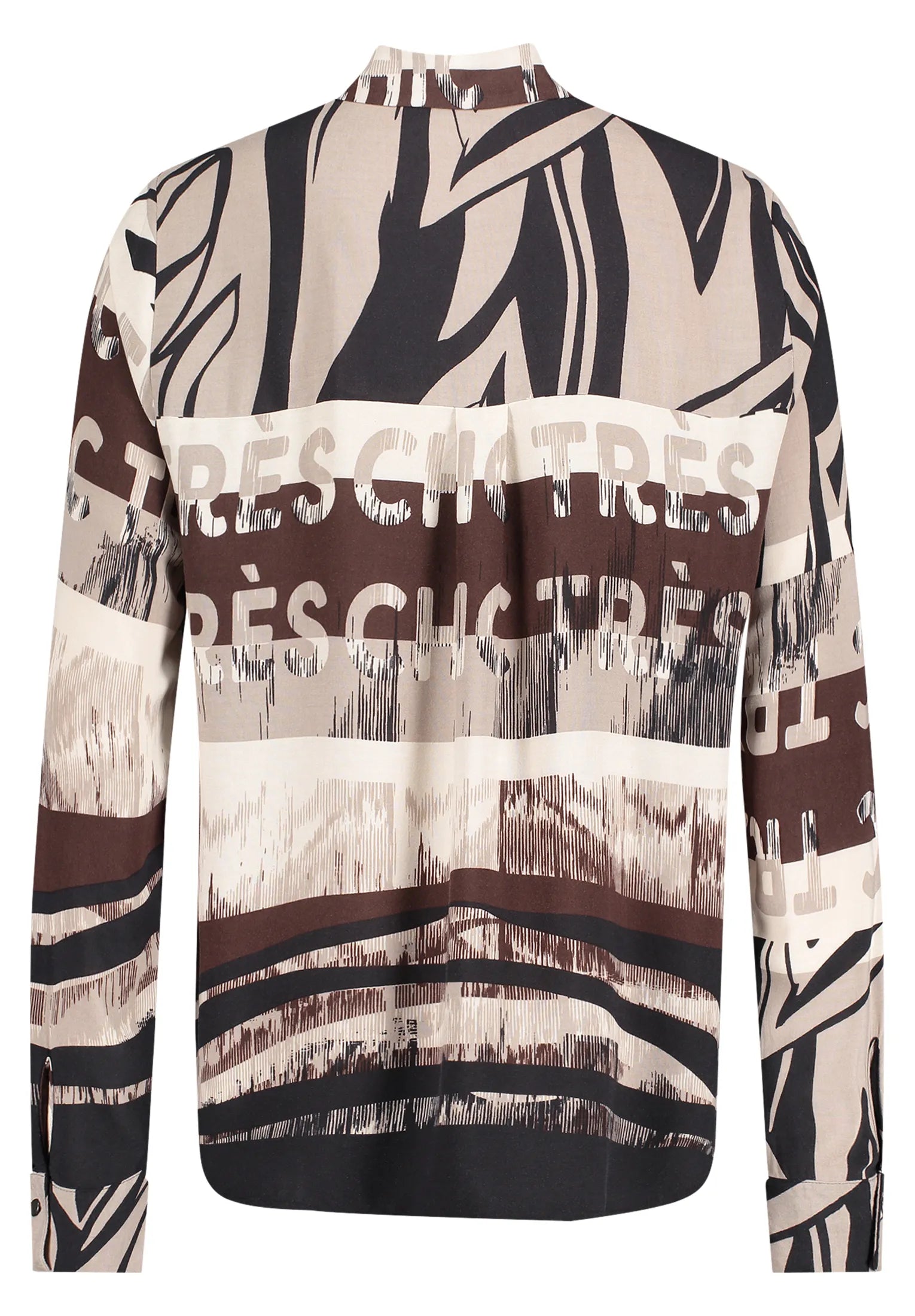 Betty Barclay Beige/Black Women Shirt Blouse with Rhinestones SKU: 8009-1737_7898 Image 07