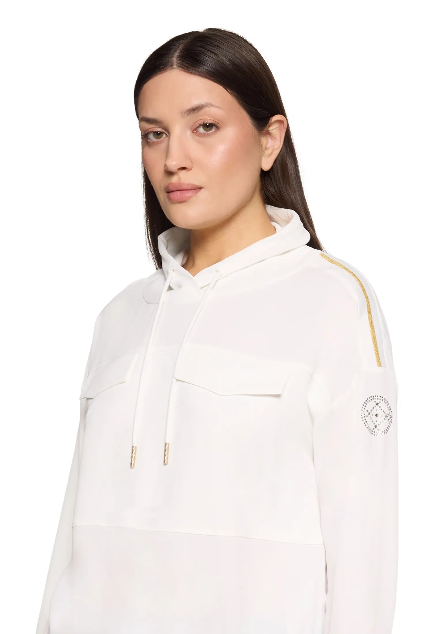 Betty Barclay Offwhite Women Overblouse 1/1 Sleeve SKU: 8017-1759_1014 Image 04