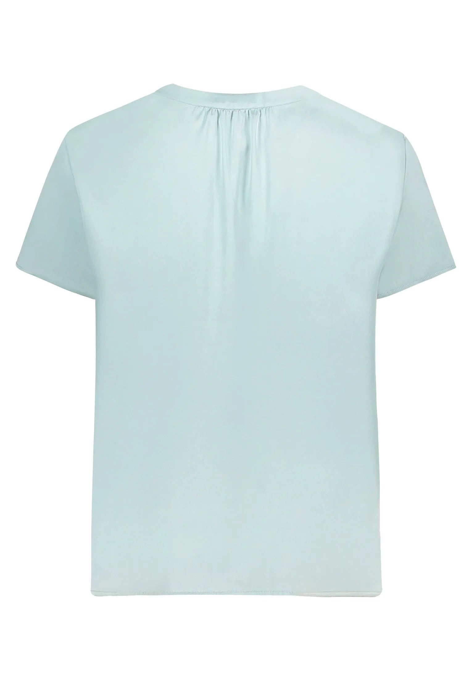 Betty Barclay Gray Mist Women Short-Sleeved Satin Blouse SKU: 8020-1849_8270 Image 04