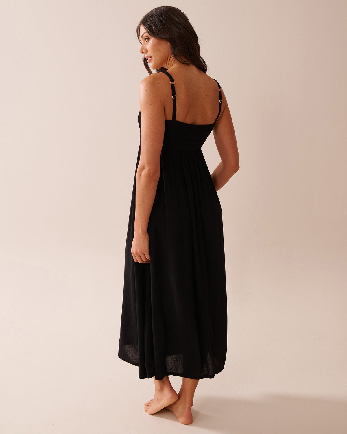 La Vie en Rose_Smocked Bust Gauze Maxi Dress_80300115_00001_02