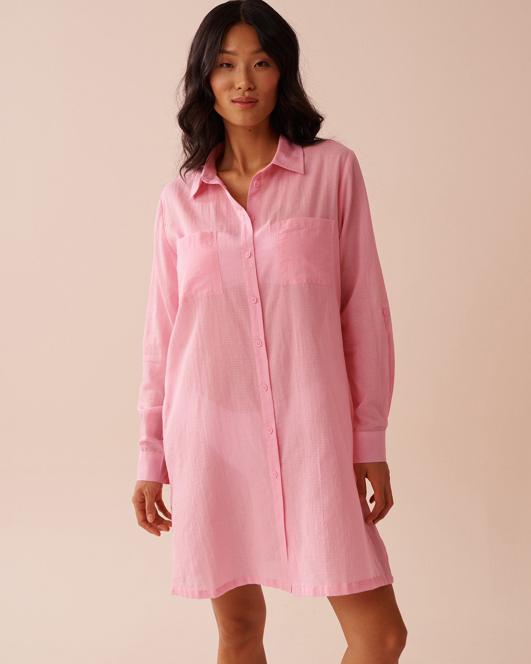 La Vie en Rose_Cotton Long Shirt_80400064_60192_01