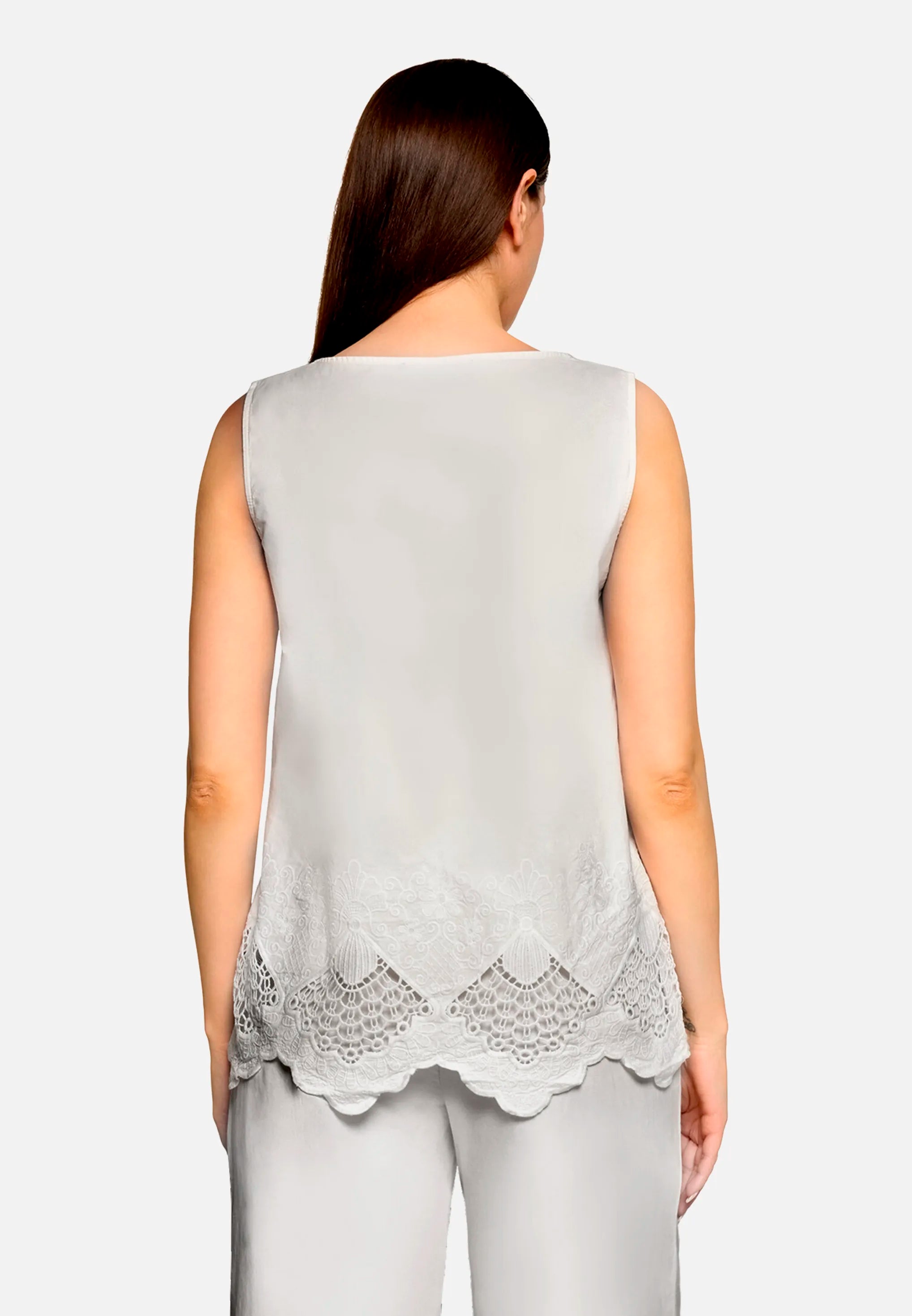 Betty Barclay Offwhite Women Blouse Top with Embroidery SKU: 8055-1934_1014 Image 03