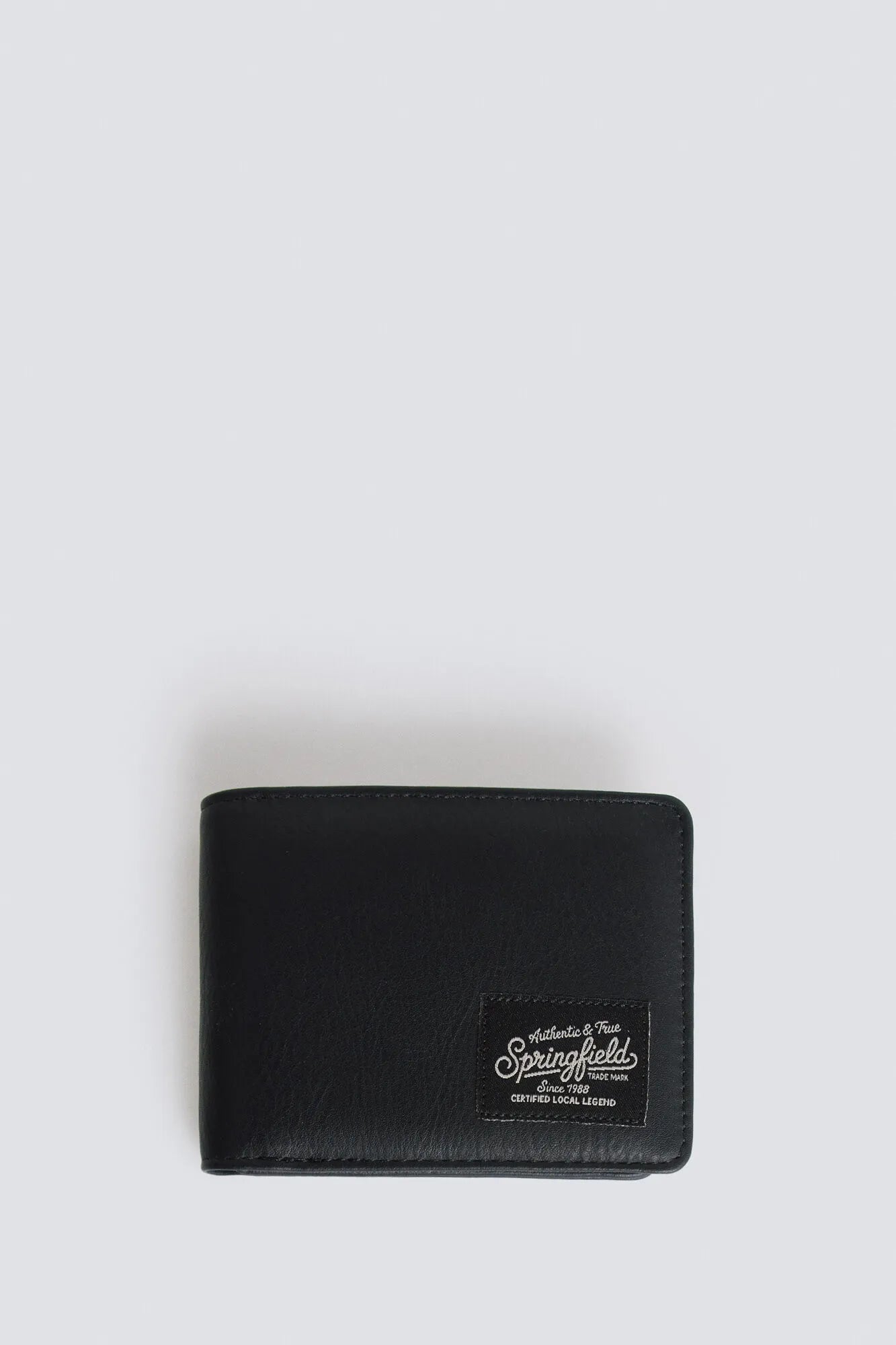 Springfield Black Men Two-Tone Faux Leather Wallet SKU: 8203116_01 Image 01