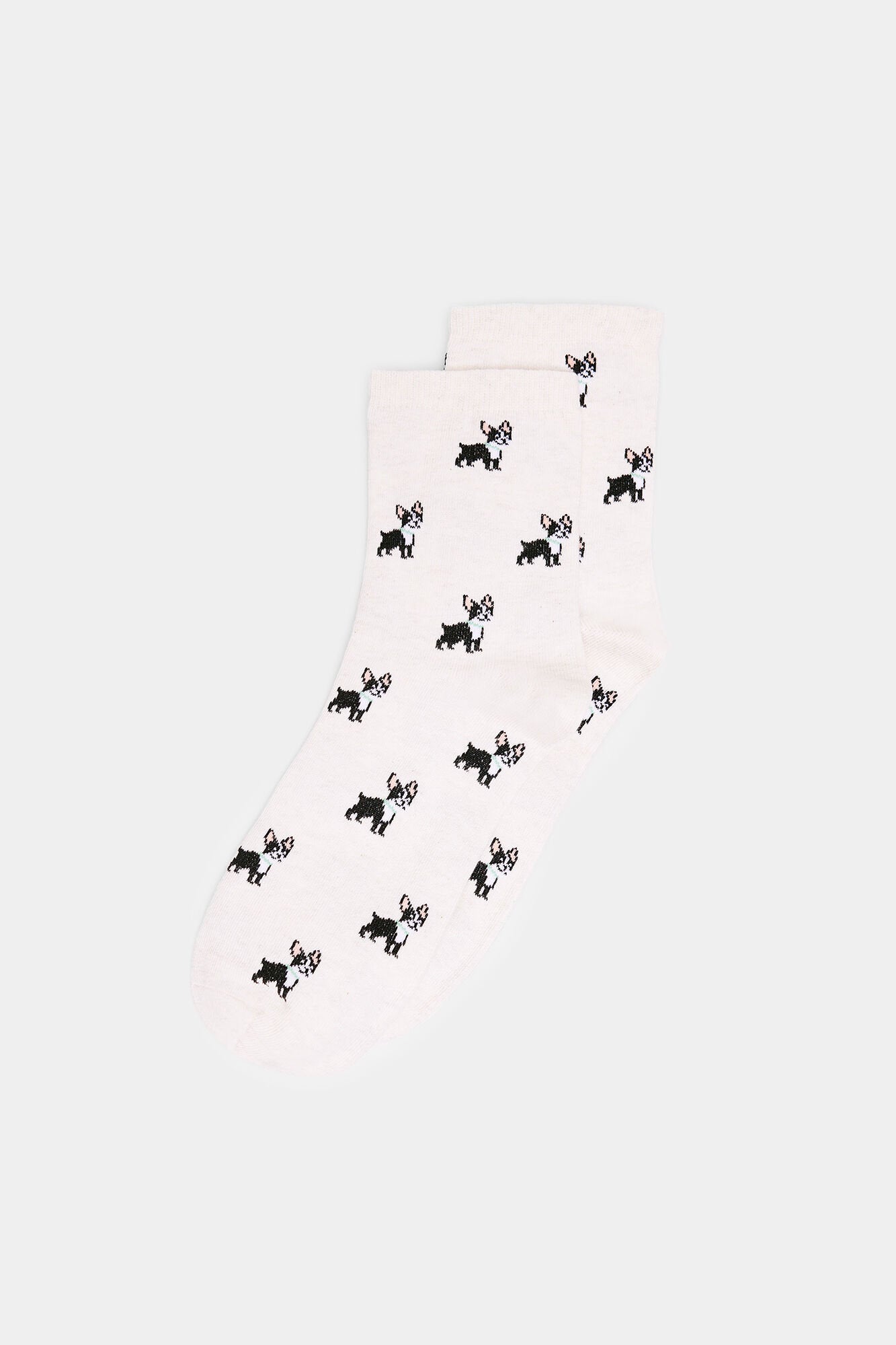Patterned High Socks_8547855_52_03