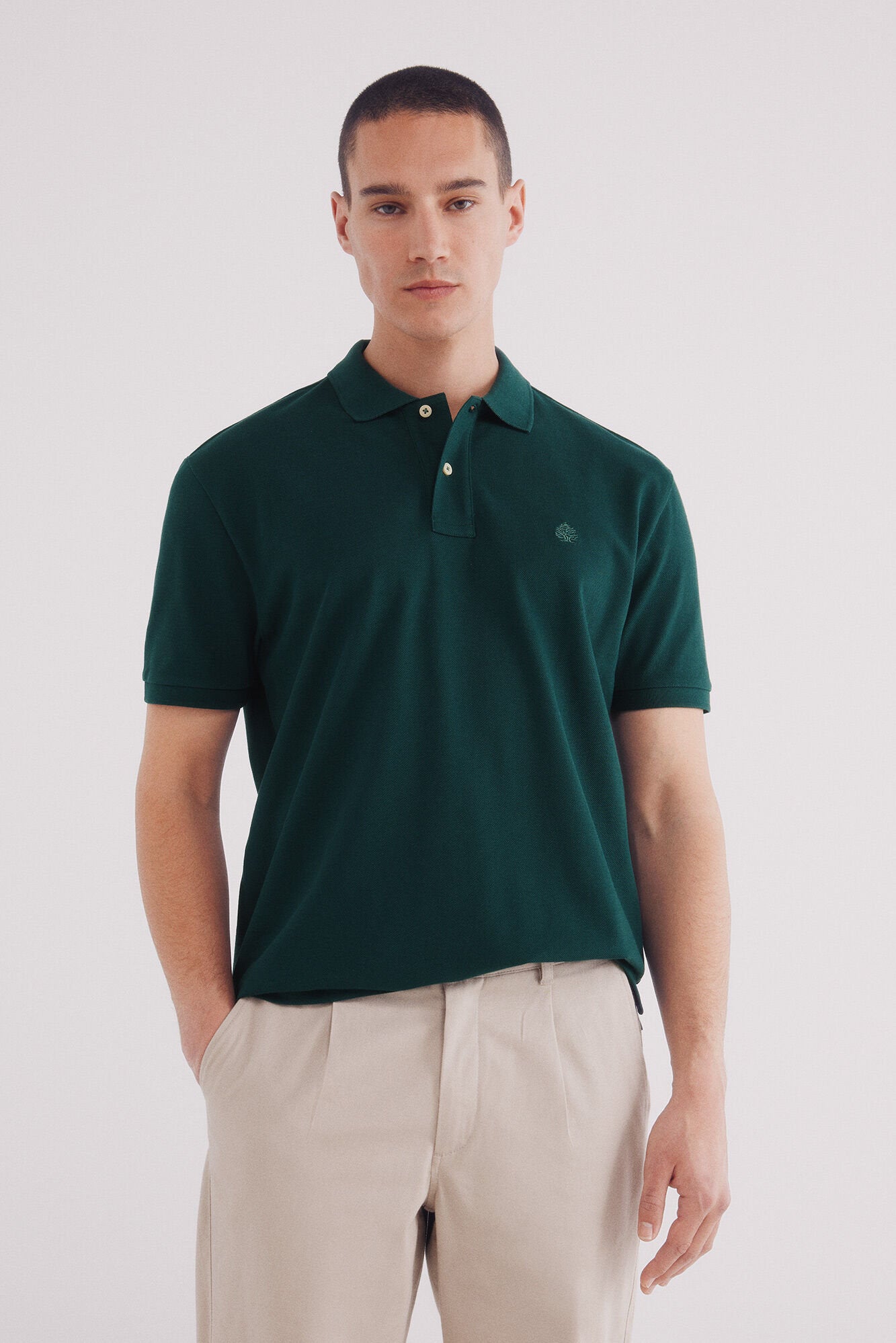 Springfield_Essential Regular Fit PiquŽ Polo Shirt_8551089_21_01
