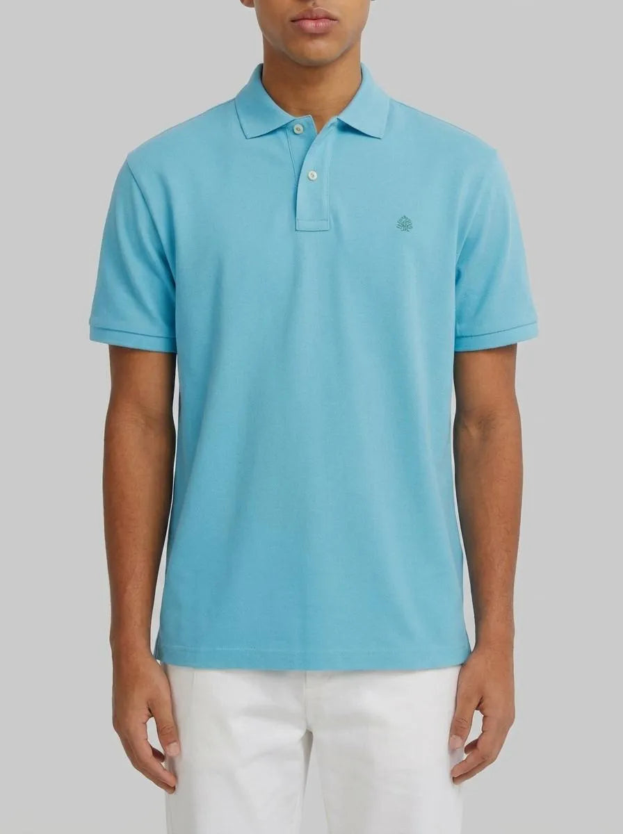 Springfield Blue Men Basic Regular Fit Polo Shirt Springfield SKU: 8551097_80 Image 00