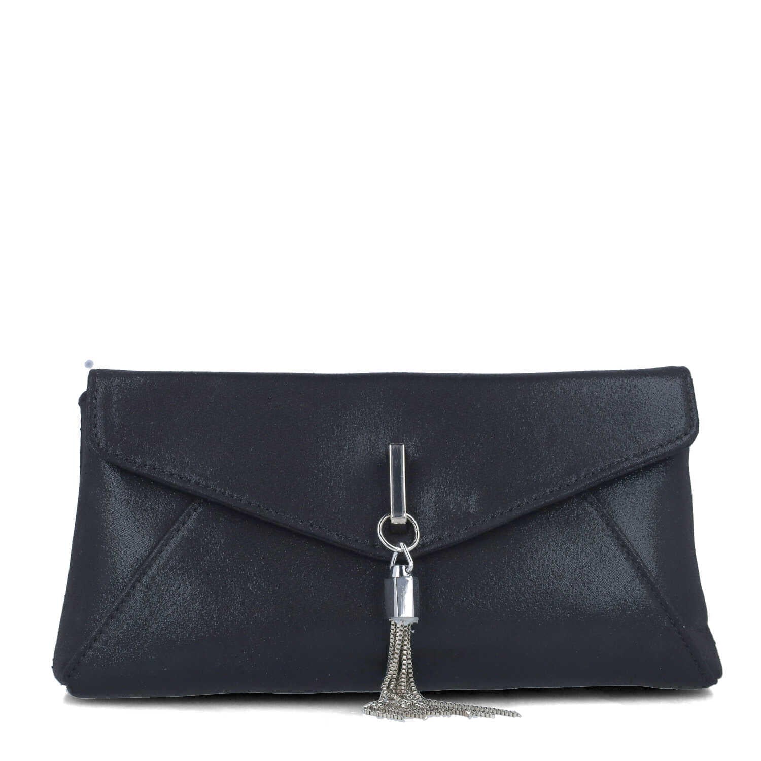 Black Embellished Clutch With Shimmer_85698_01_01