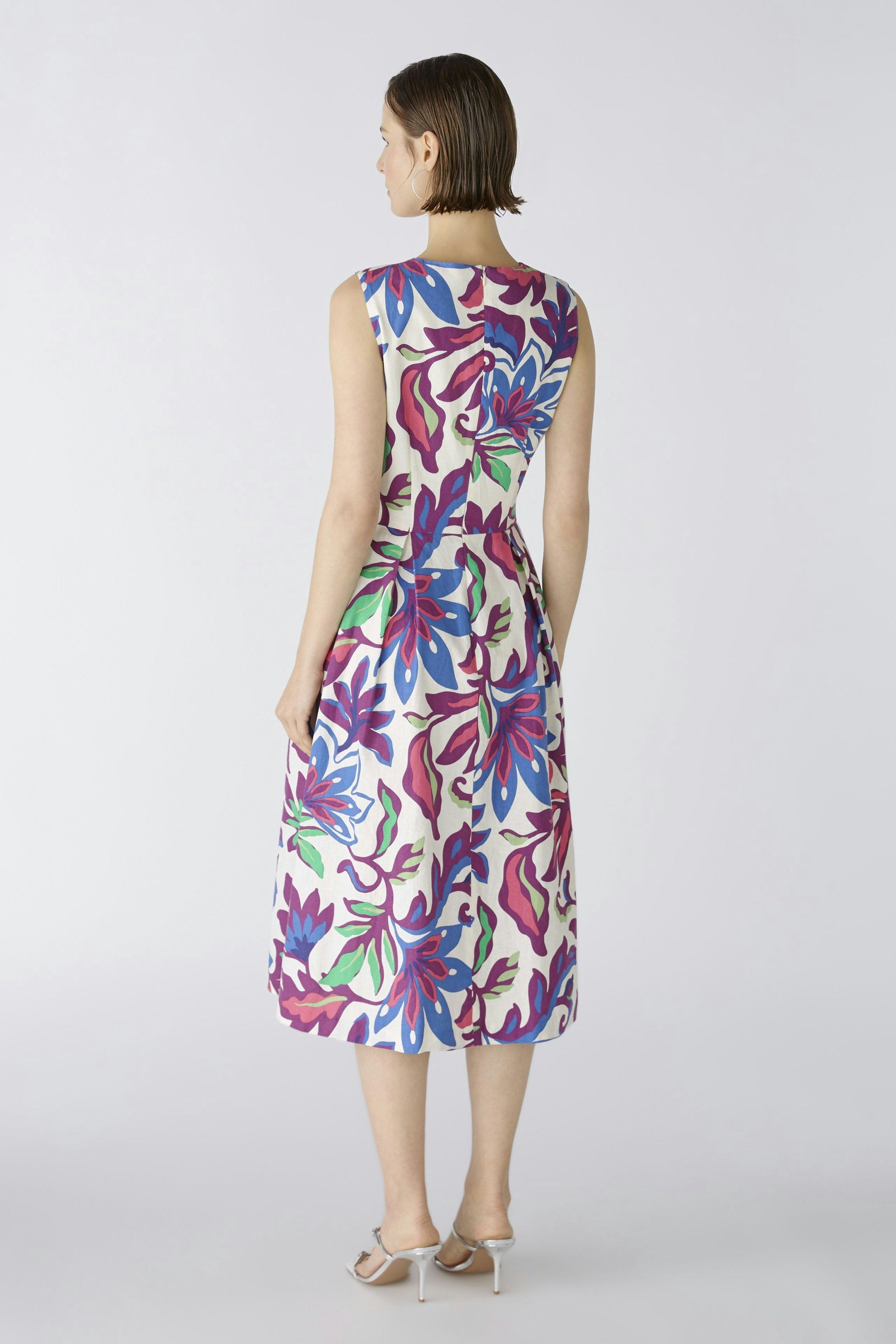 Midi Dress Linen Cotton Blend_86704_0416_03