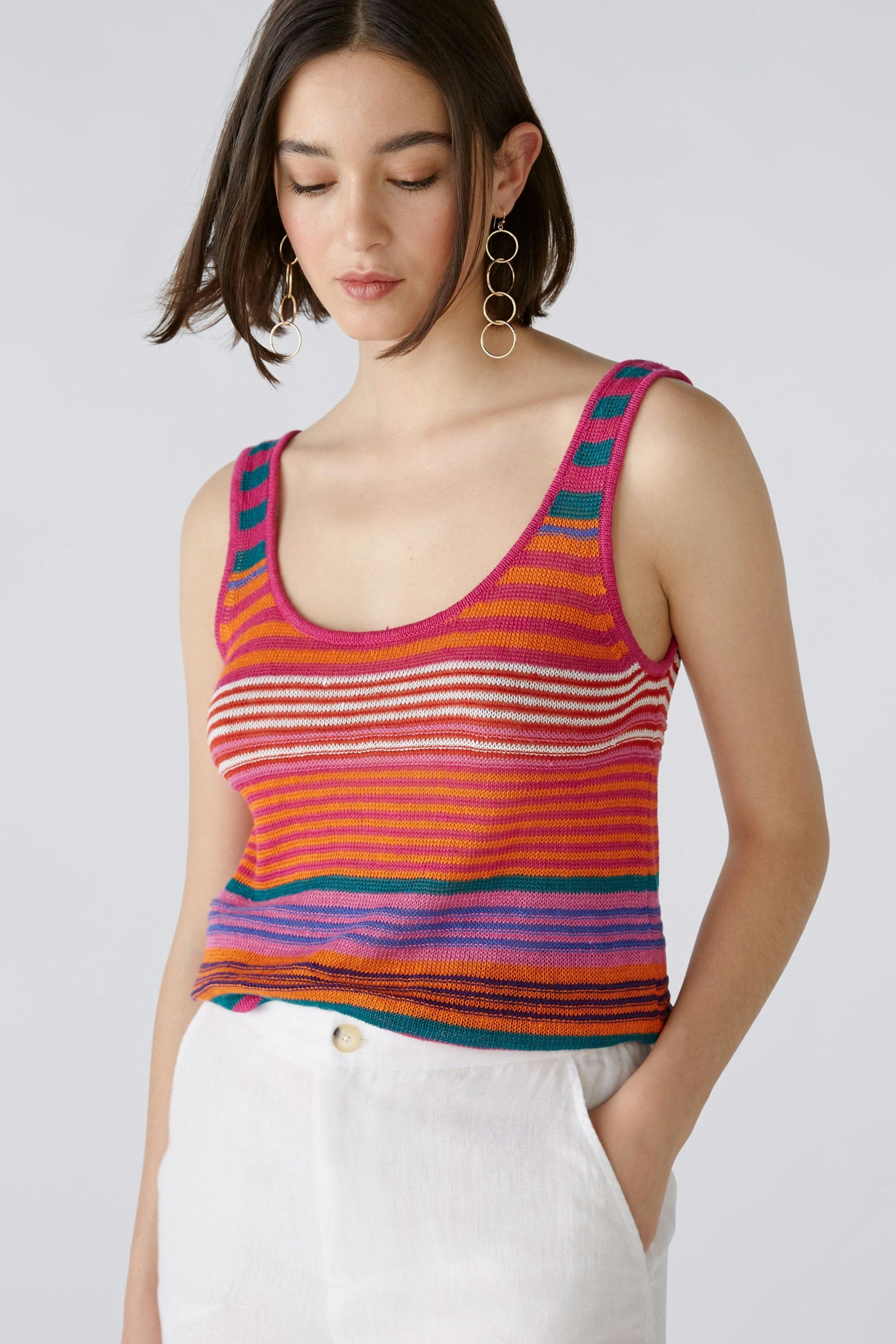 Knitted Top 100% Linen_87463_0346_05