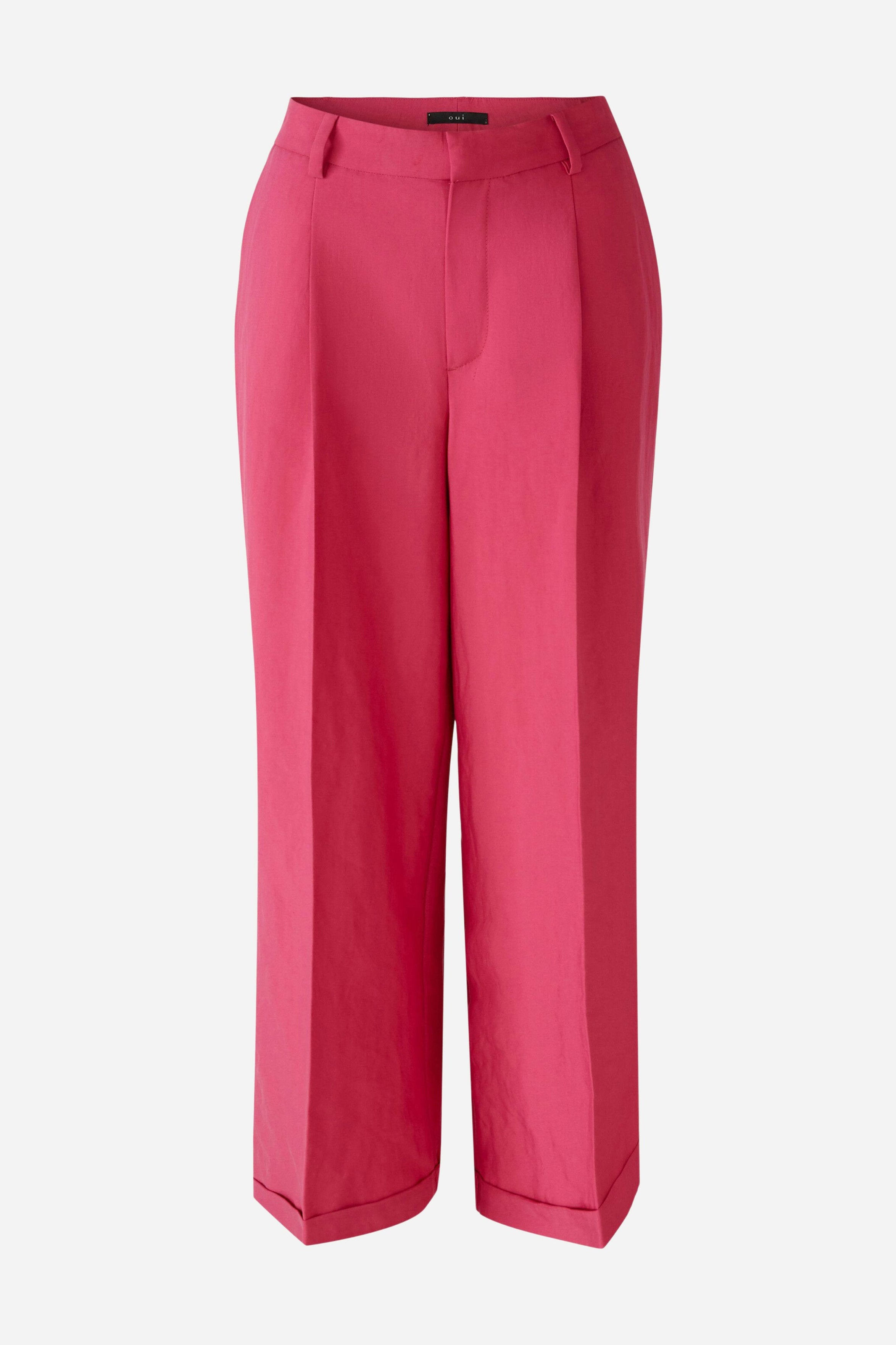 Culotte Style Dress Trousers In Lyocell Blend_87580_3438_07
