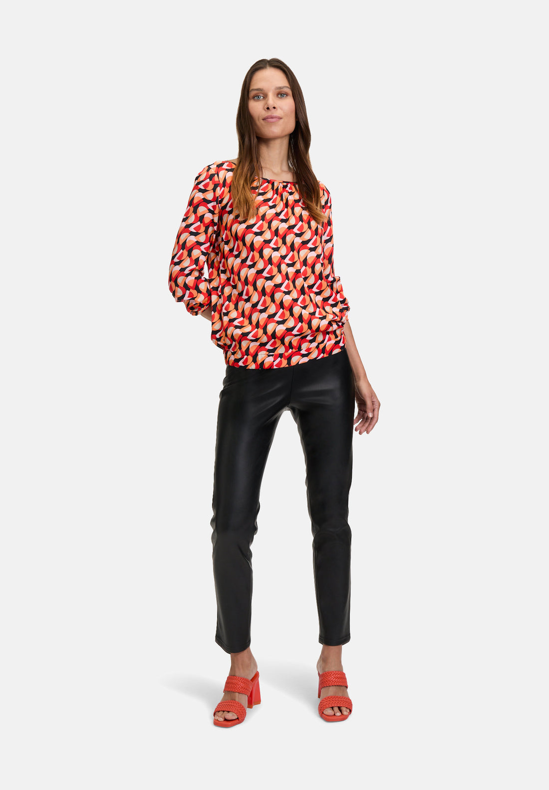 Slip-On Blouse with Pattern_8810-1045_4890_02