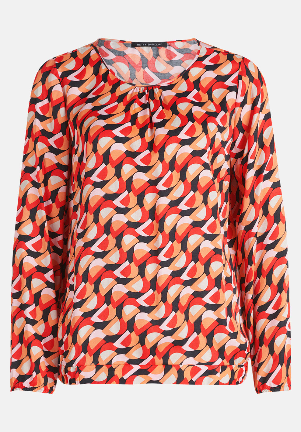 Slip-On Blouse with Pattern_8810-1045_4890_04