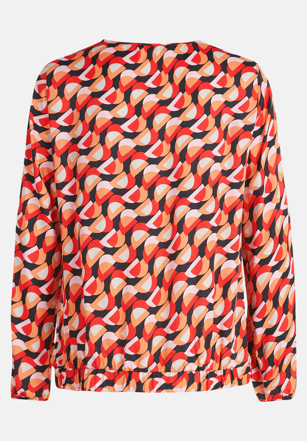 Slip-On Blouse with Pattern_8810-1045_4890_05