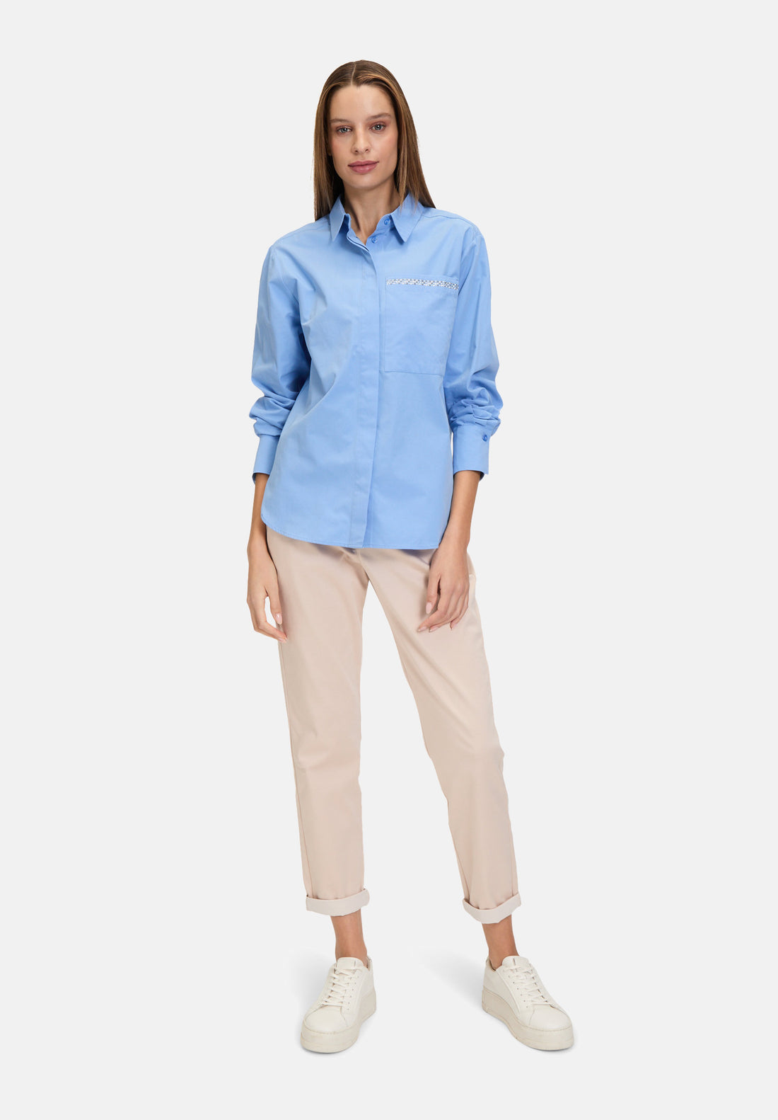 Betty Barclay_Collared Shirt Blouse_8814-1050_8026_02