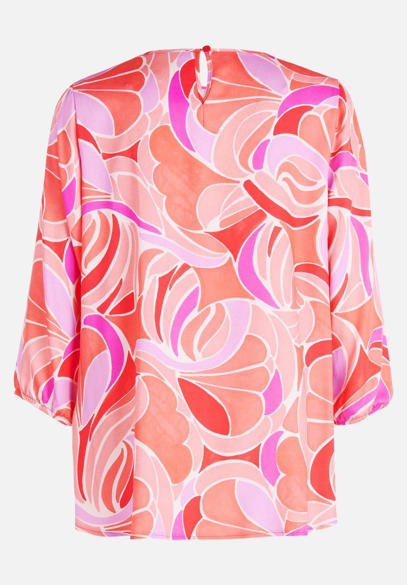 Betty Barclay_Satin Blouse with 3/4 Sleeves_8817-1110_4826_05