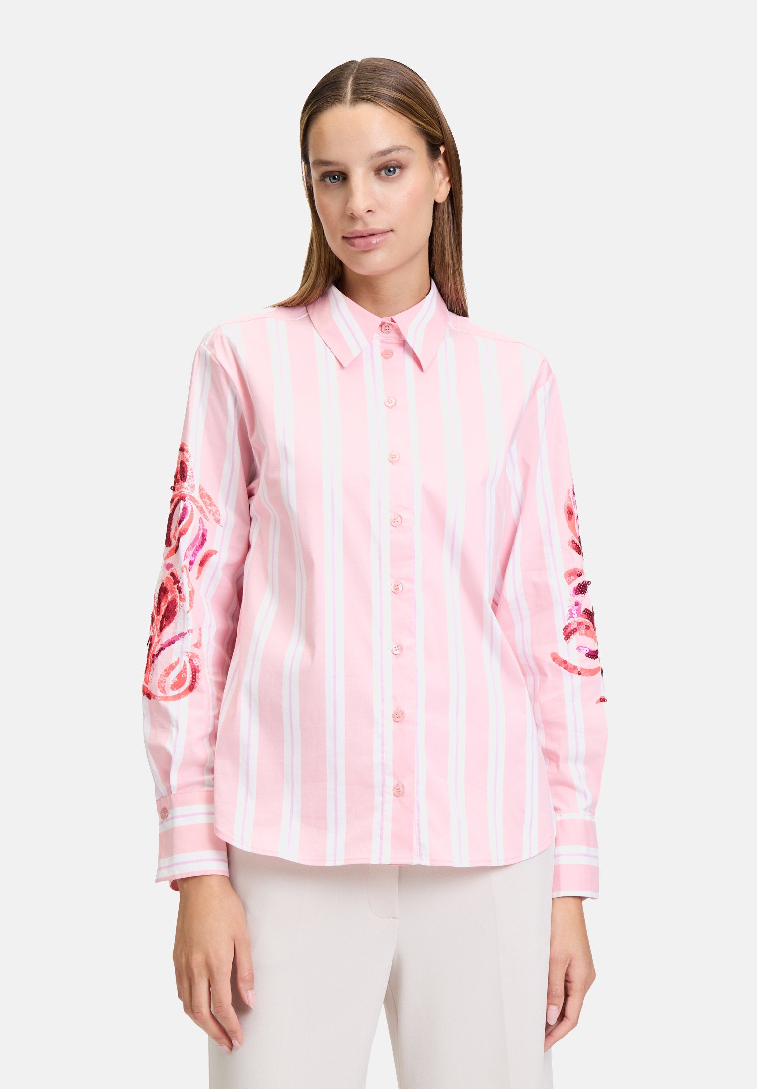 Betty Barclay_Collared Shirt Blouse_8822-1154_4814_01