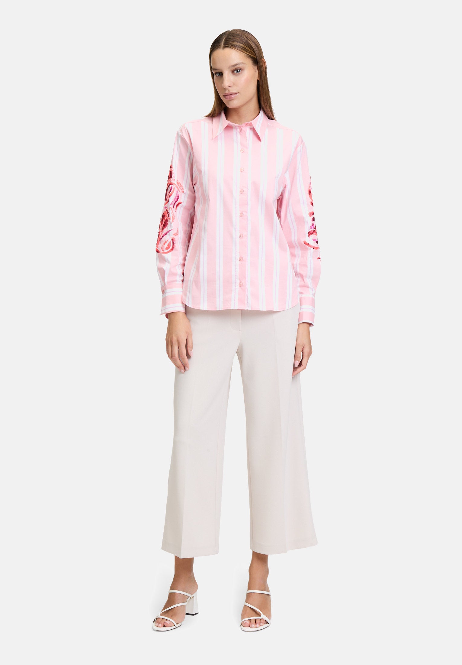 Betty Barclay_Collared Shirt Blouse_8822-1154_4814_02