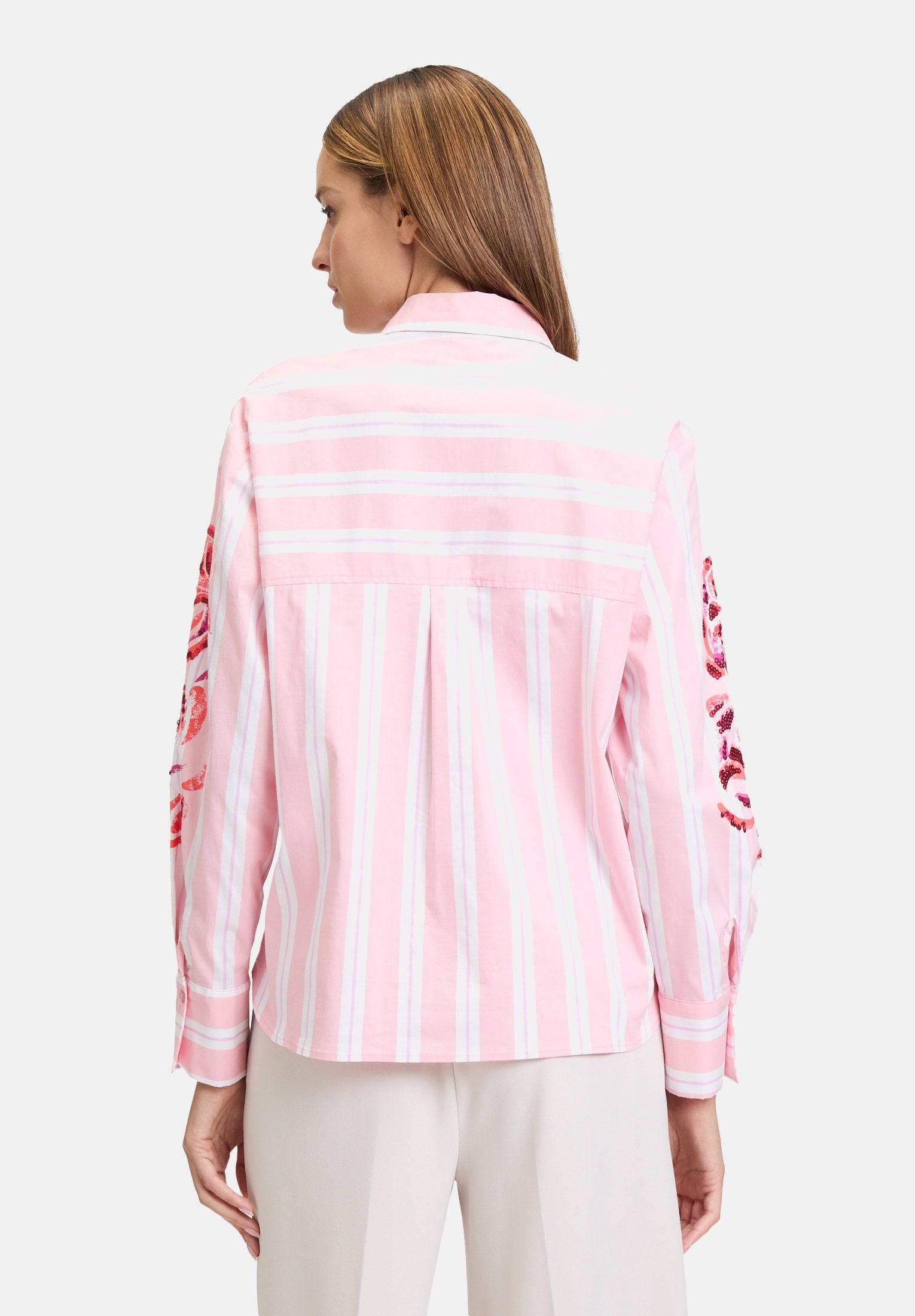 Betty Barclay_Collared Shirt Blouse_8822-1154_4814_03