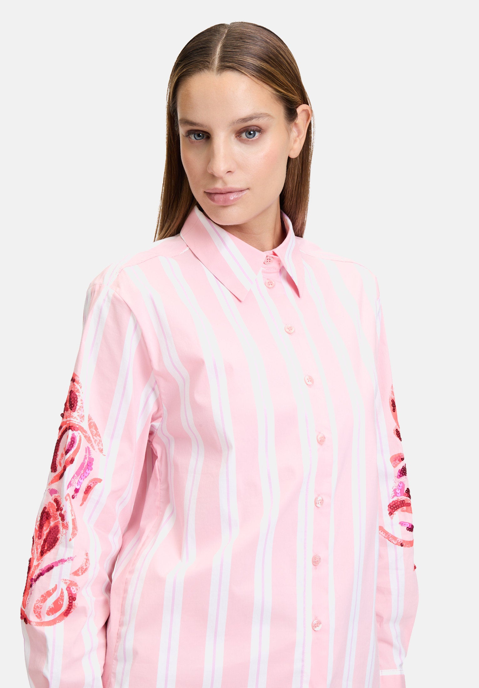 Betty Barclay_Collared Shirt Blouse_8822-1154_4814_06