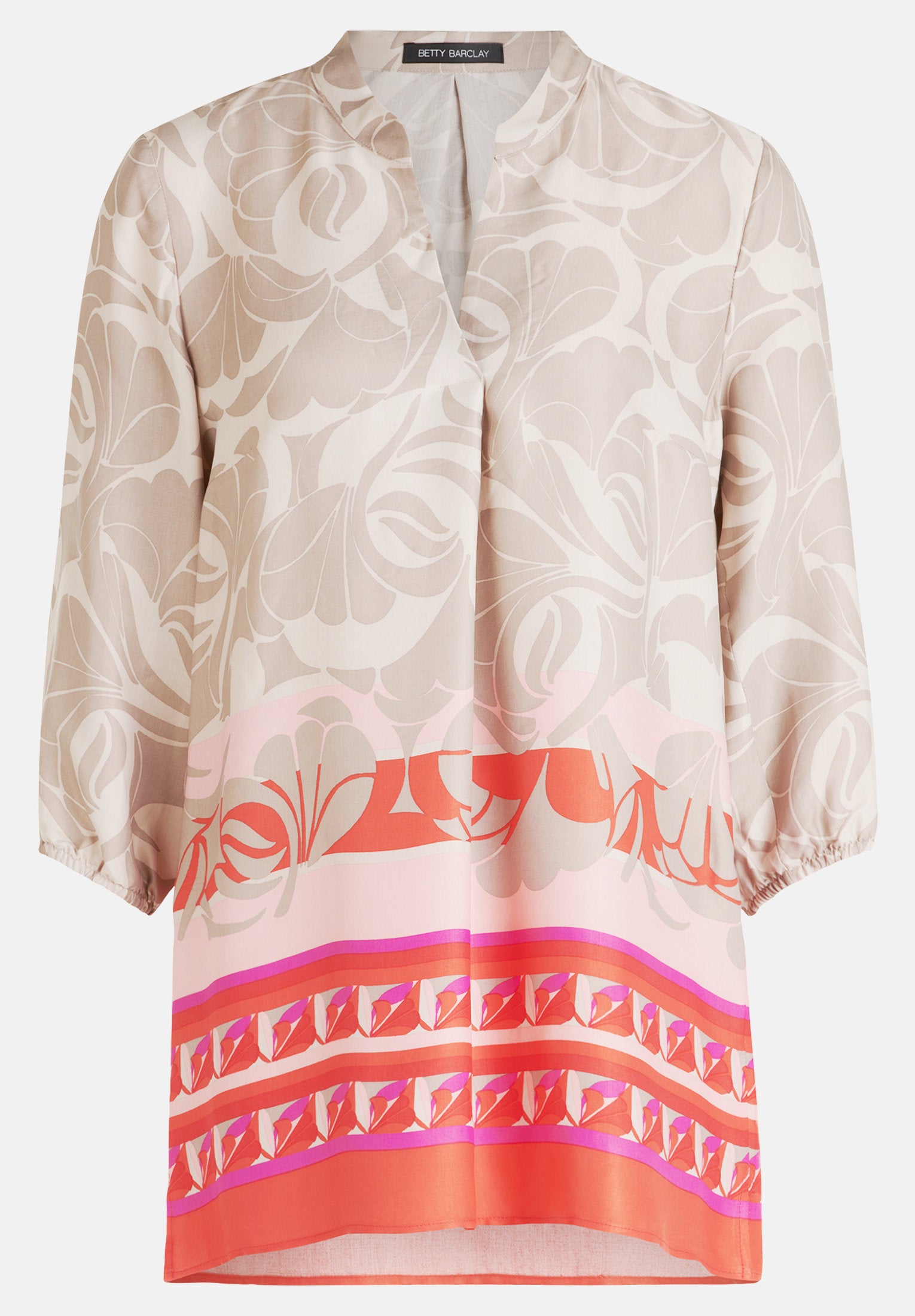 Betty Barclay_Pull-On Blouse with 3/4 Sleeves_8826-1139_7846_04