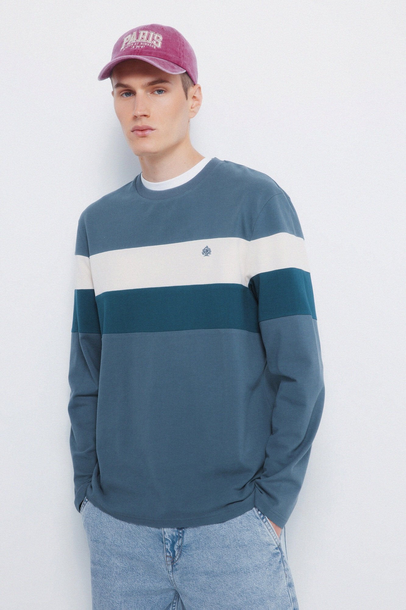 Springfield_Blues_Long Sleeve PiquŽ Cut-Out T-Shirt_8832424_83_01