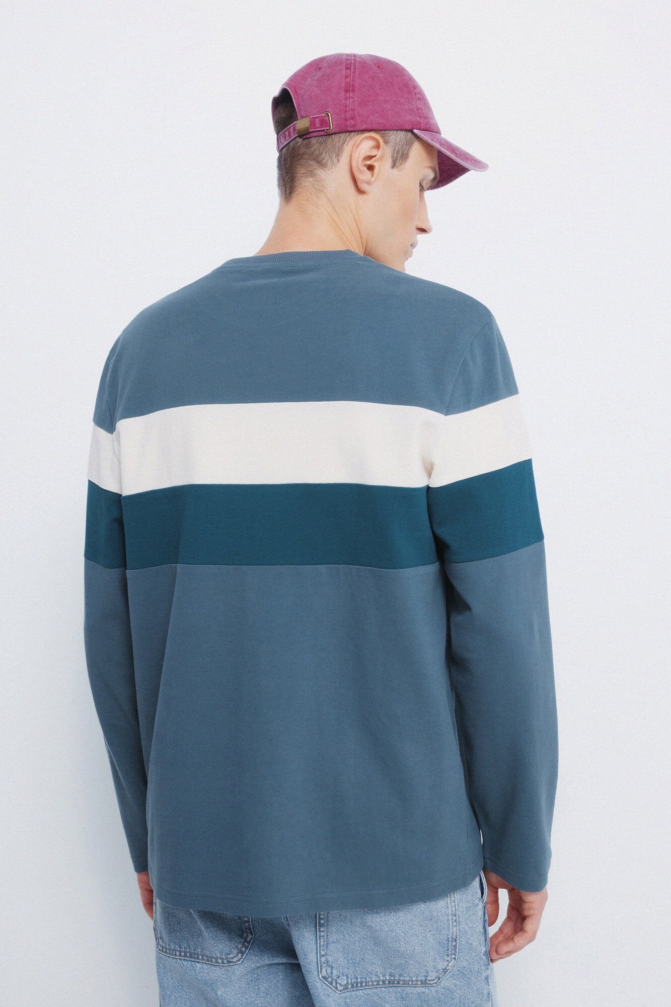 Springfield_Blues_Long Sleeve PiquŽ Cut-Out T-Shirt_8832424_83_03