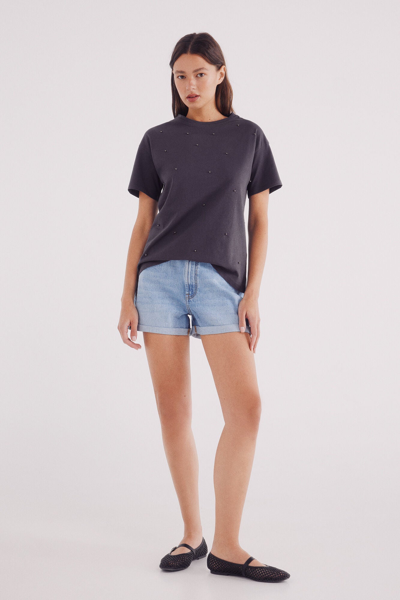 Springfield_Black_Front Pearl T-Shirt_8862575_01_03