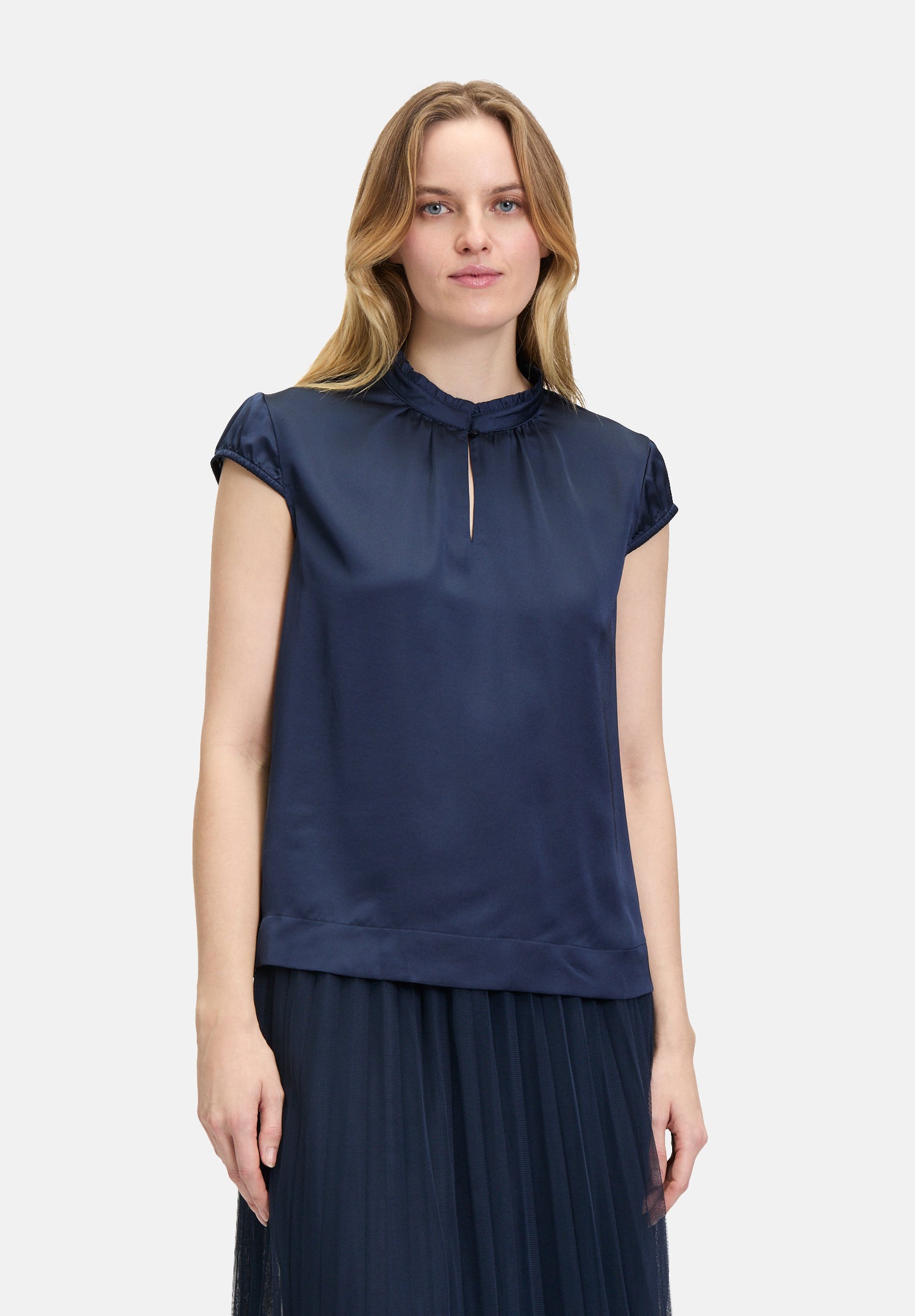 Slip-On Blouse Short Sleeve_8870-3394_8543_01