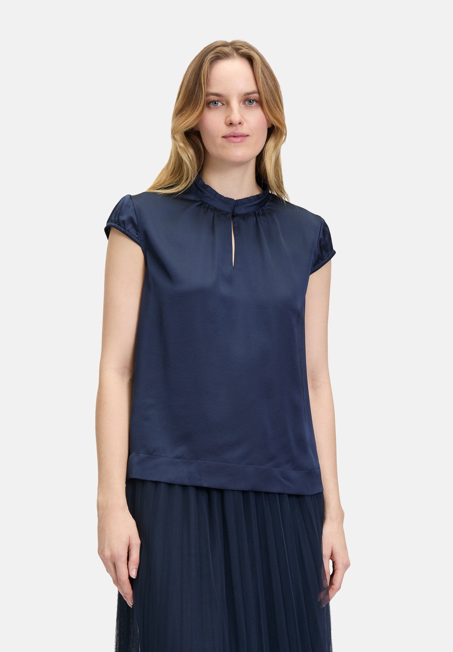 Slip-On Blouse Short Sleeve_8870-3394_8543_01