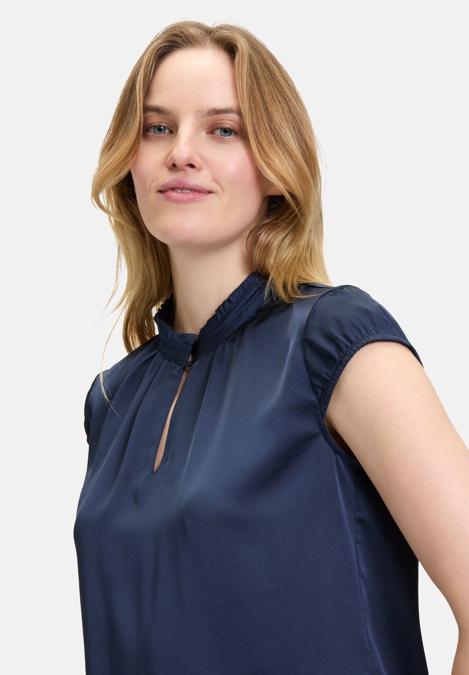 Slip-On Blouse Short Sleeve_8870-3394_8543_06