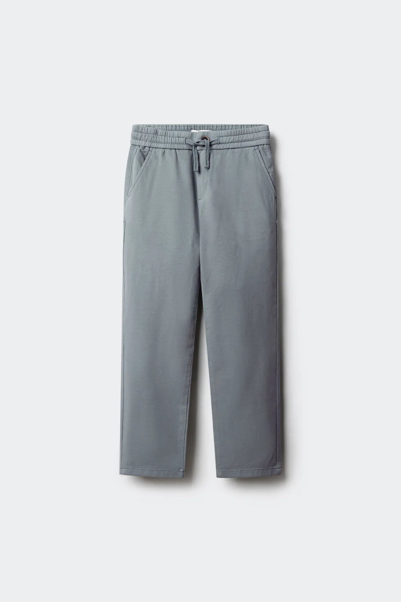 Springfield Blue Boys Comfort Knit Chinos SKU: 8903063_86 Image 01