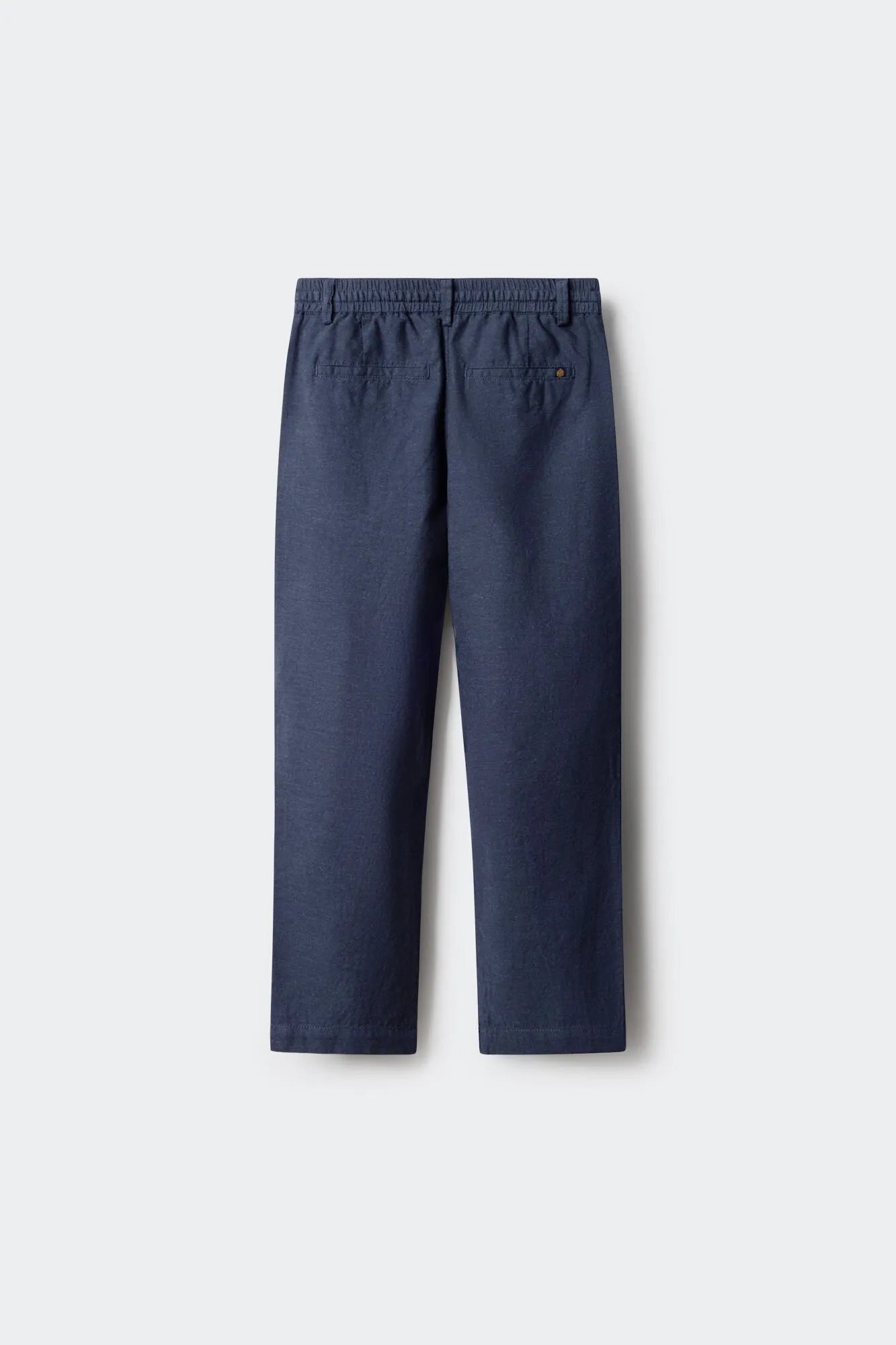 Springfield Blue Boys Linen Trousers SKU: 8903066_11 Image 02