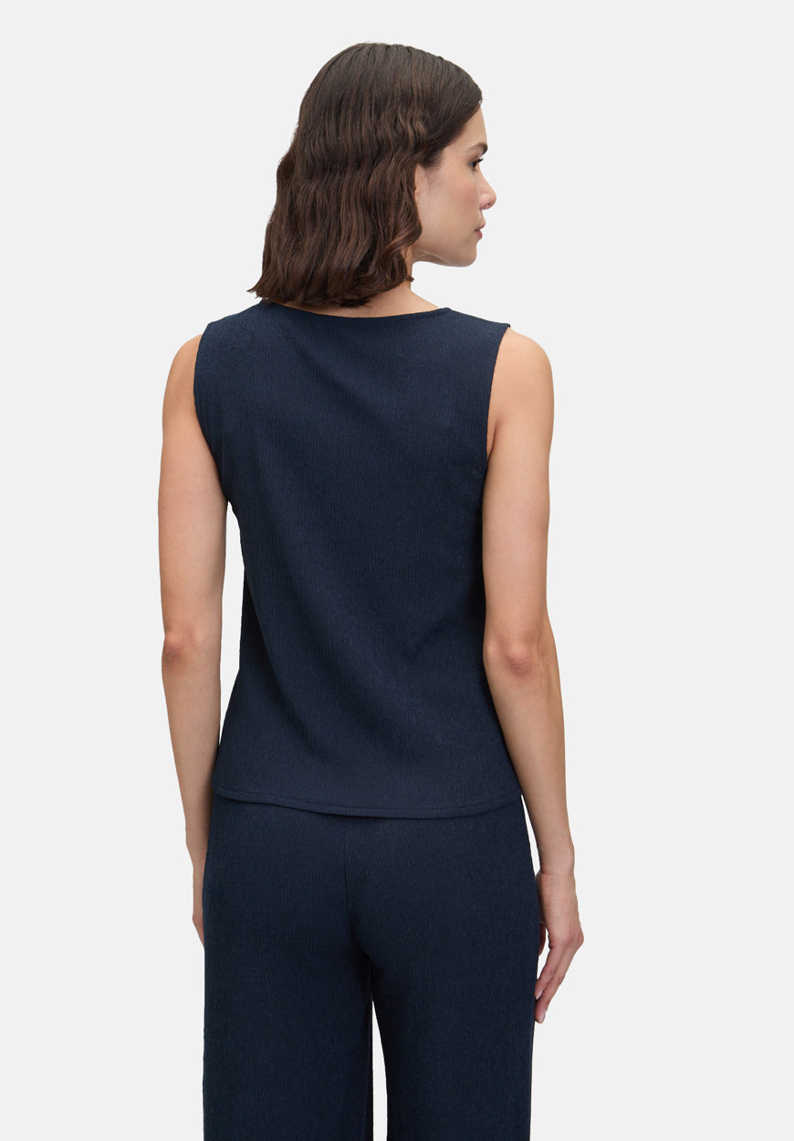 Betty Barclay_Dark Sky_Blouse Top with Structure_8905-1468_8345_03