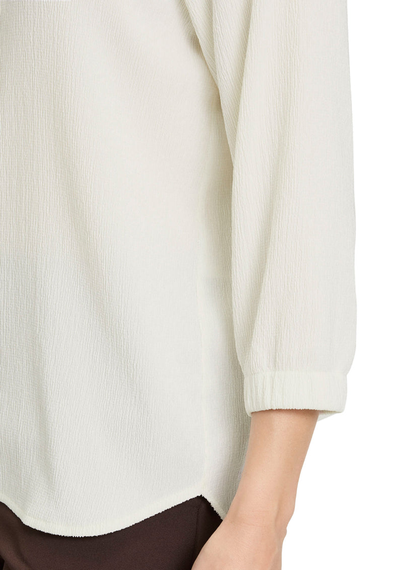 Betty Barclay_Offwhite_Slip Blouse with Structure_8909-1468_1014_05