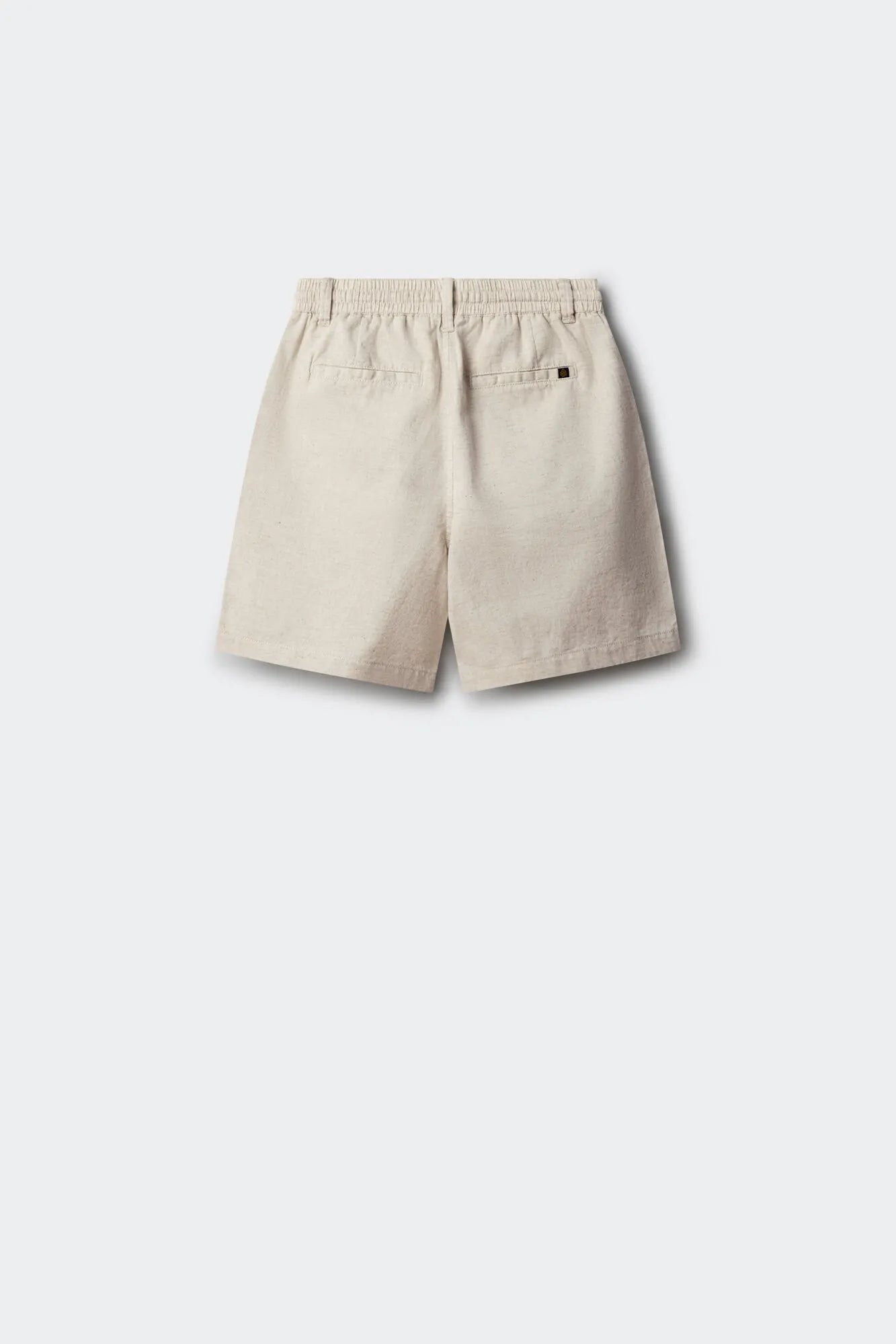 Springfield White Boys Linen Chinos Bermuda Shorts SKU: 8913001_97 Image 02