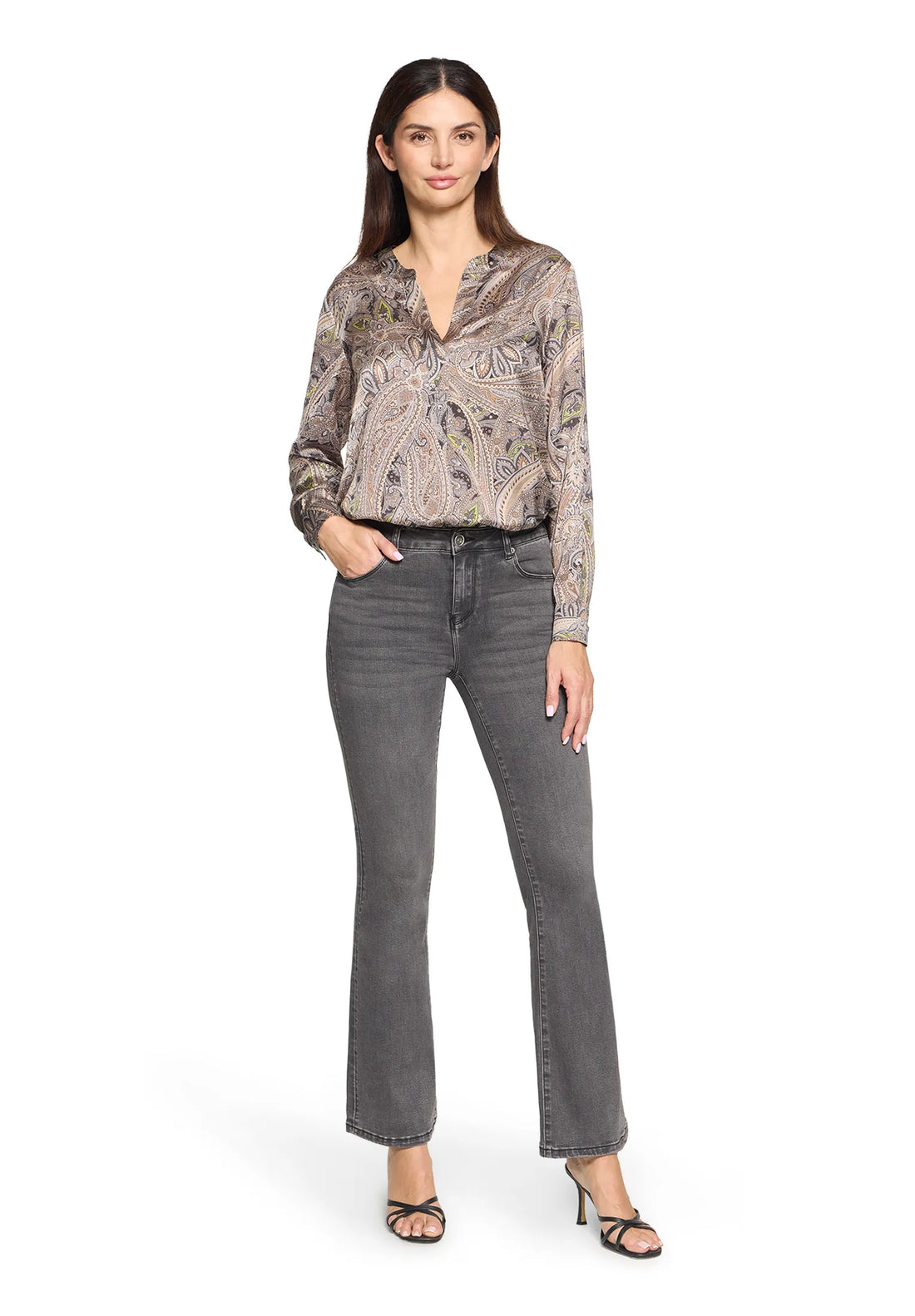 Betty Barclay_Grey/Beige_Long Blouse_8928-1626_9876_02