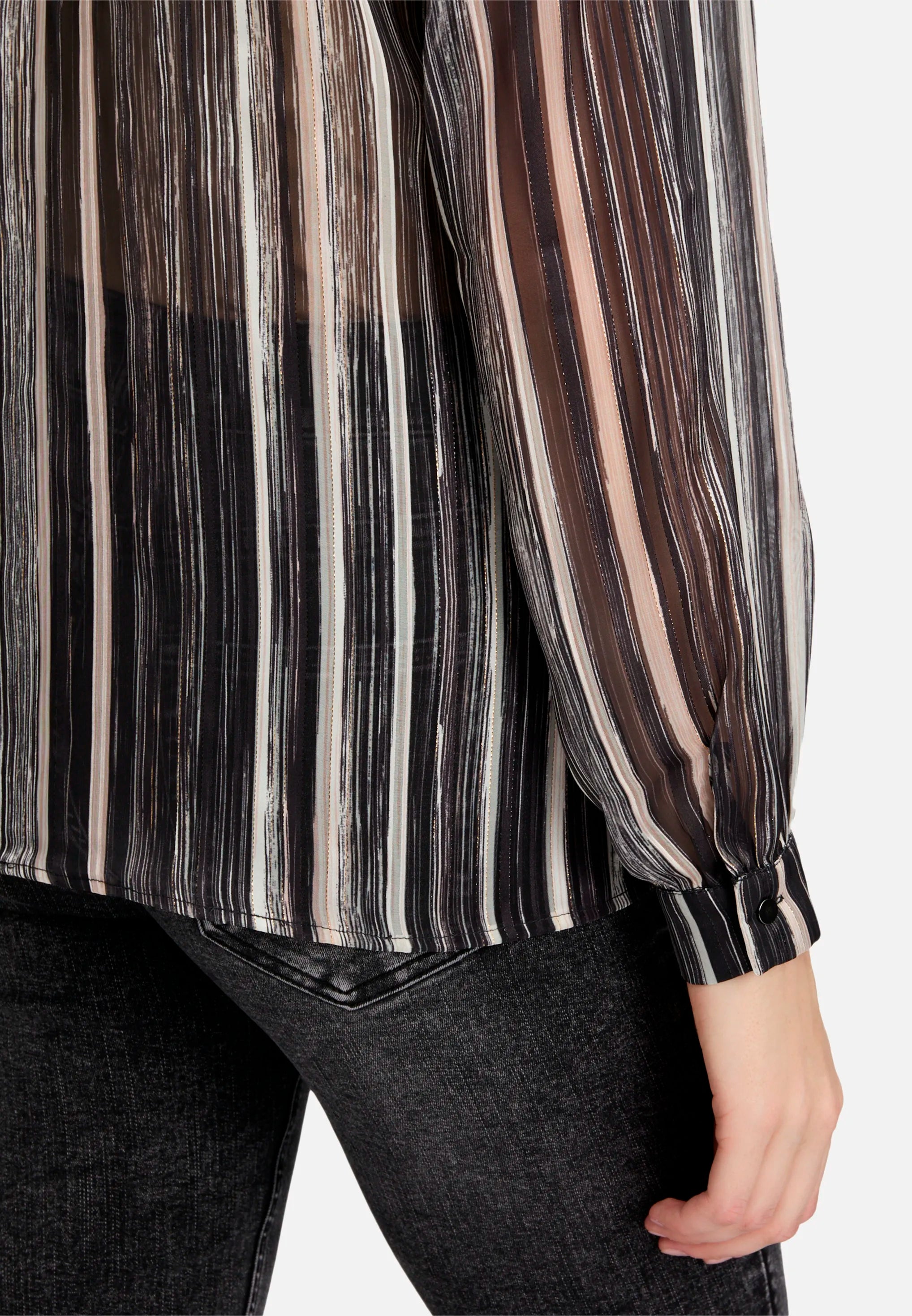 Betty Barclay_Multi-Color_Slip-On Blouse with Bow Knot_8936-1631_9877_06