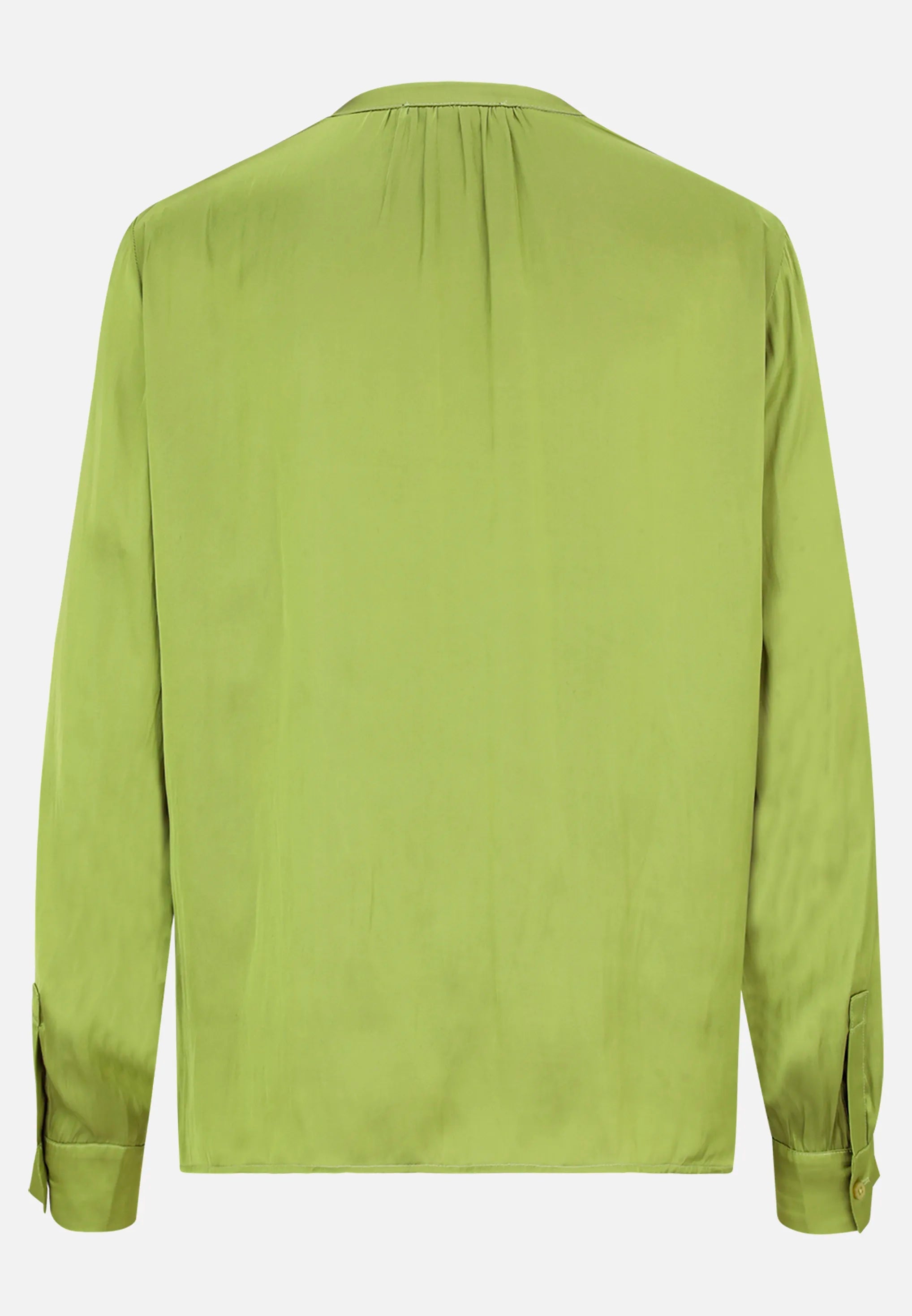 Betty Barclay_Fresh Moss_Long-Sleeved Satin Blouse_8942-1668_5436_05