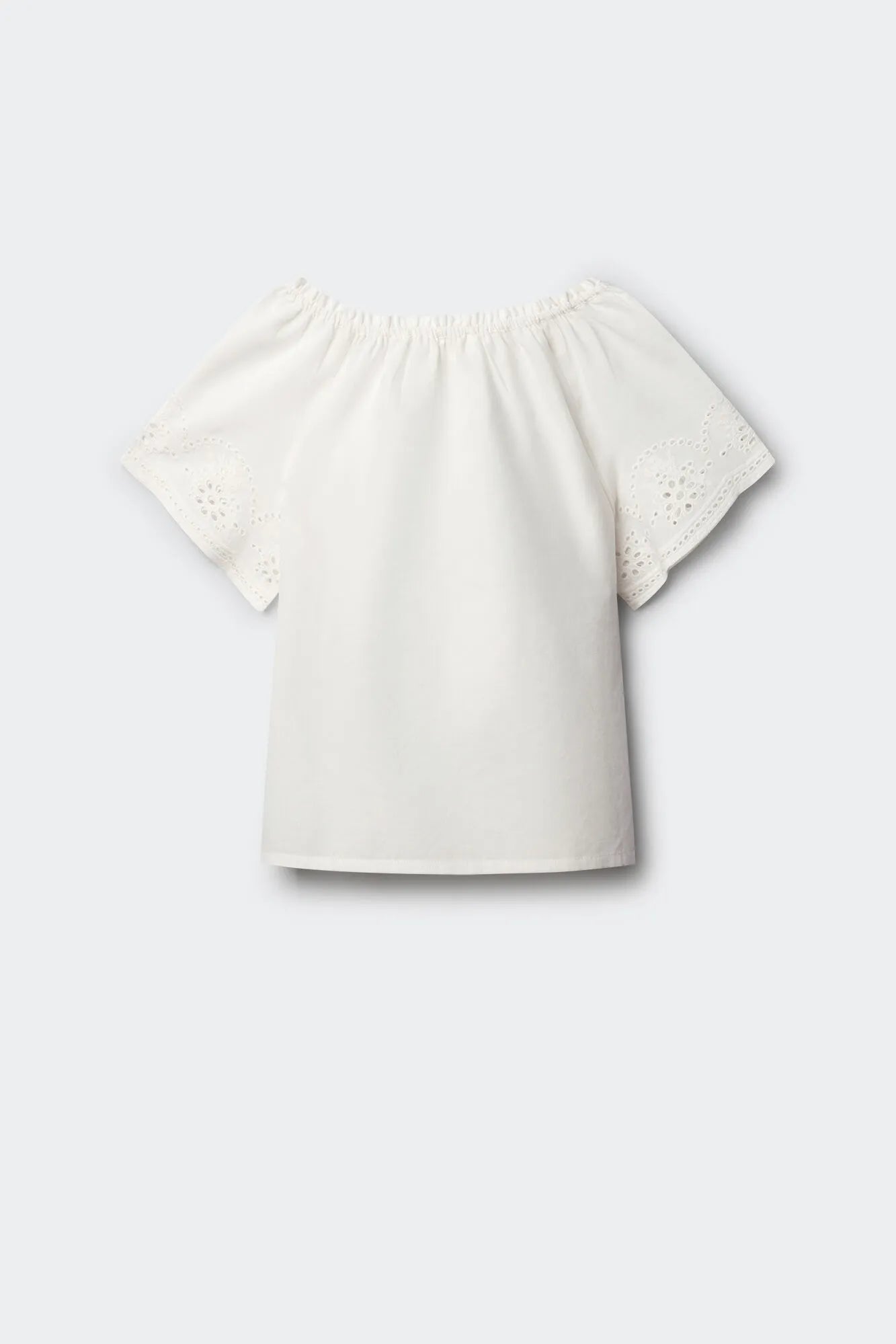 Springfield White Girls Embroidered Blouse SKU: 8943202_99 Image 08