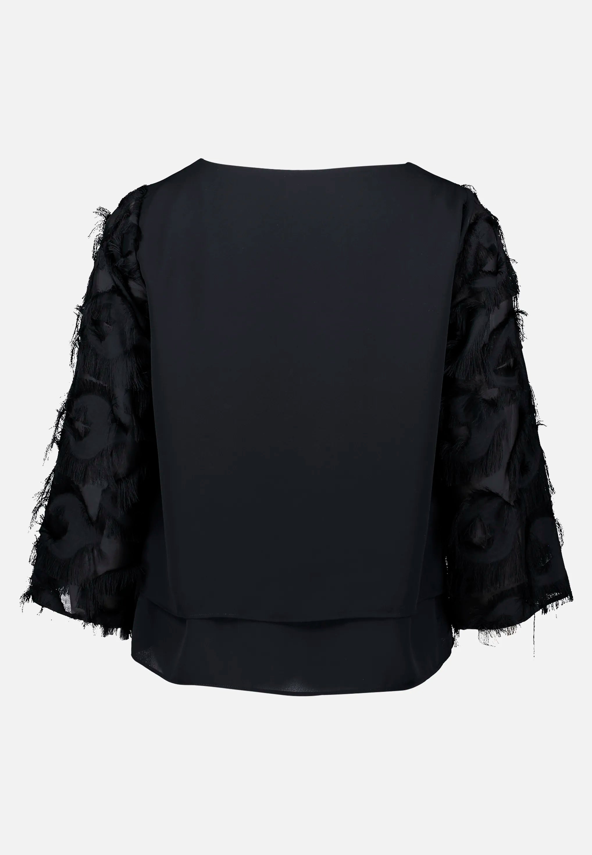 Betty Barclay_Black_Slip-On Blouse, Solid Color_8944-2723_9045_05