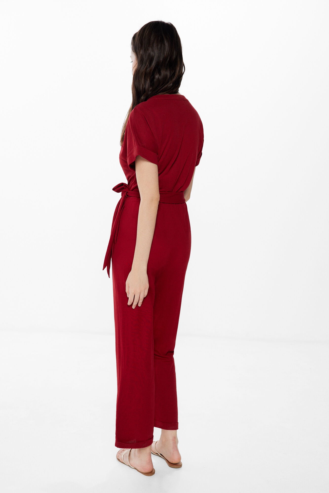 Short Sleeve Belted Jumpsuit_8957540_61_04