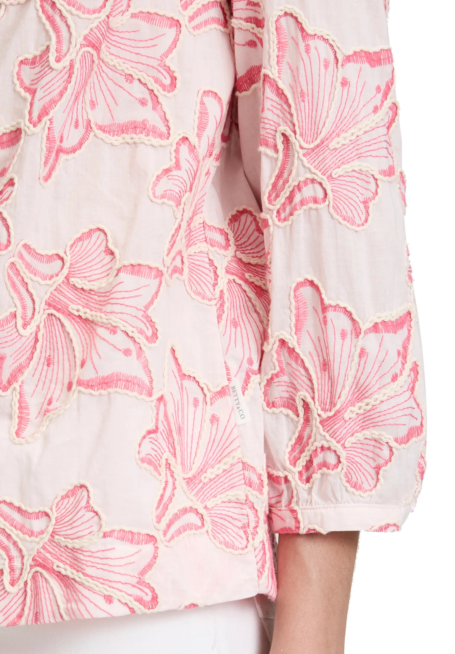 Betty Barclay Rose/Pink Women Blouse Short 3/4 Sleeve SKU: 8998-3245_4845 Image 07