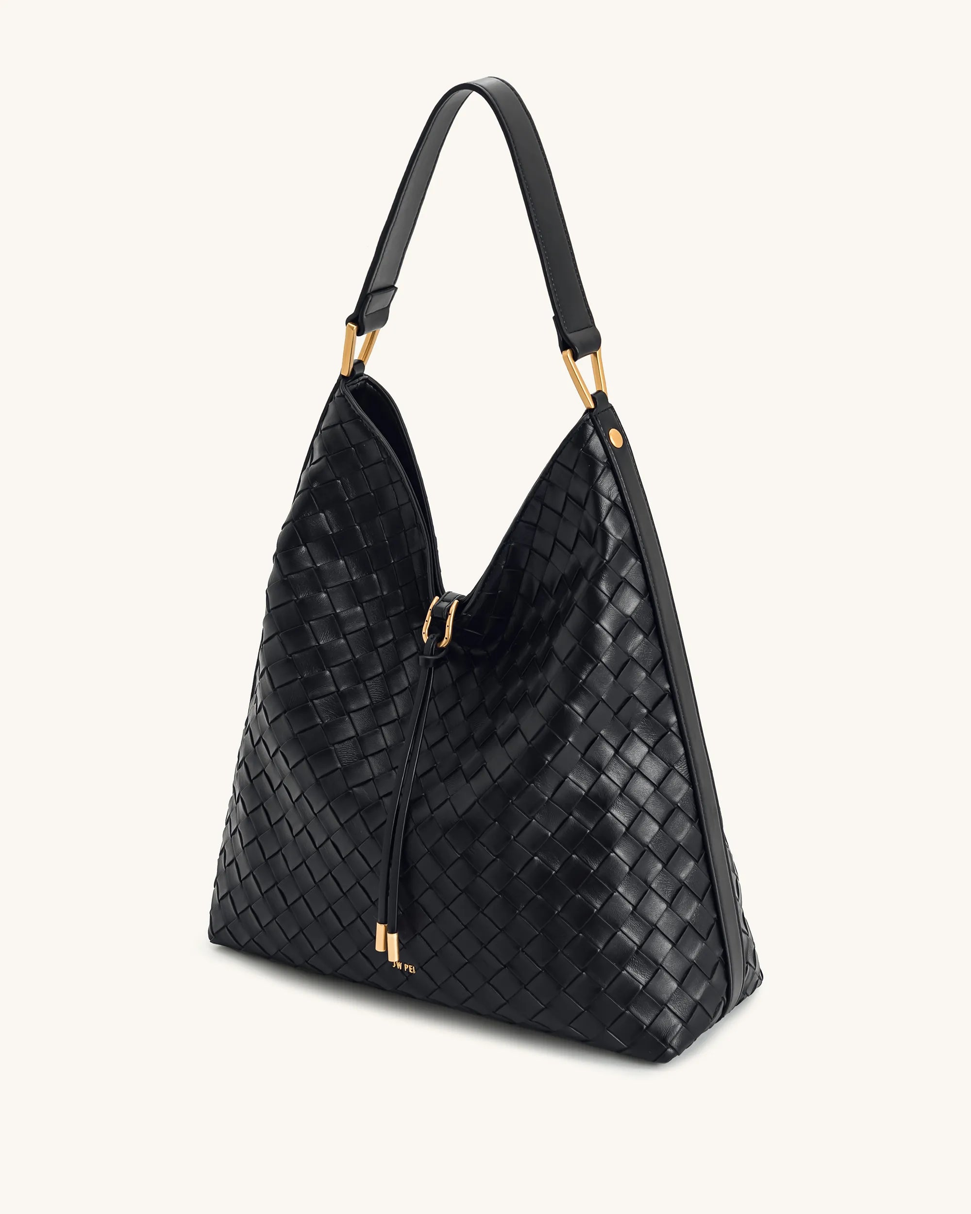 JW PEI_Black_Aria Woven Texture Shoulder Bags_8T026-12_Black_03