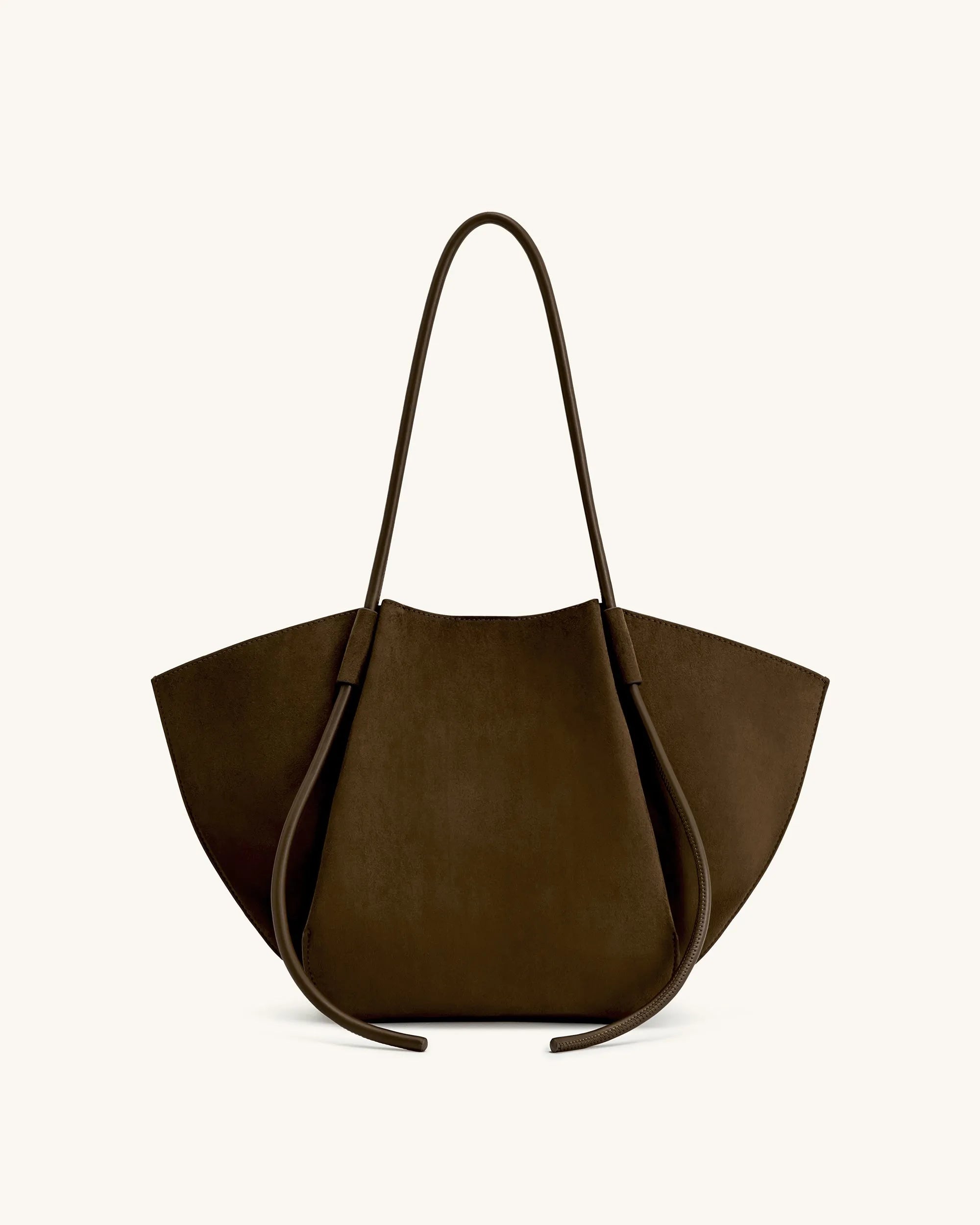 JW PEI Mocha Brown Women Nala Wide Tote Bag - Mocha Brown SKU: 8T030-3_Mocha Brown Image 03