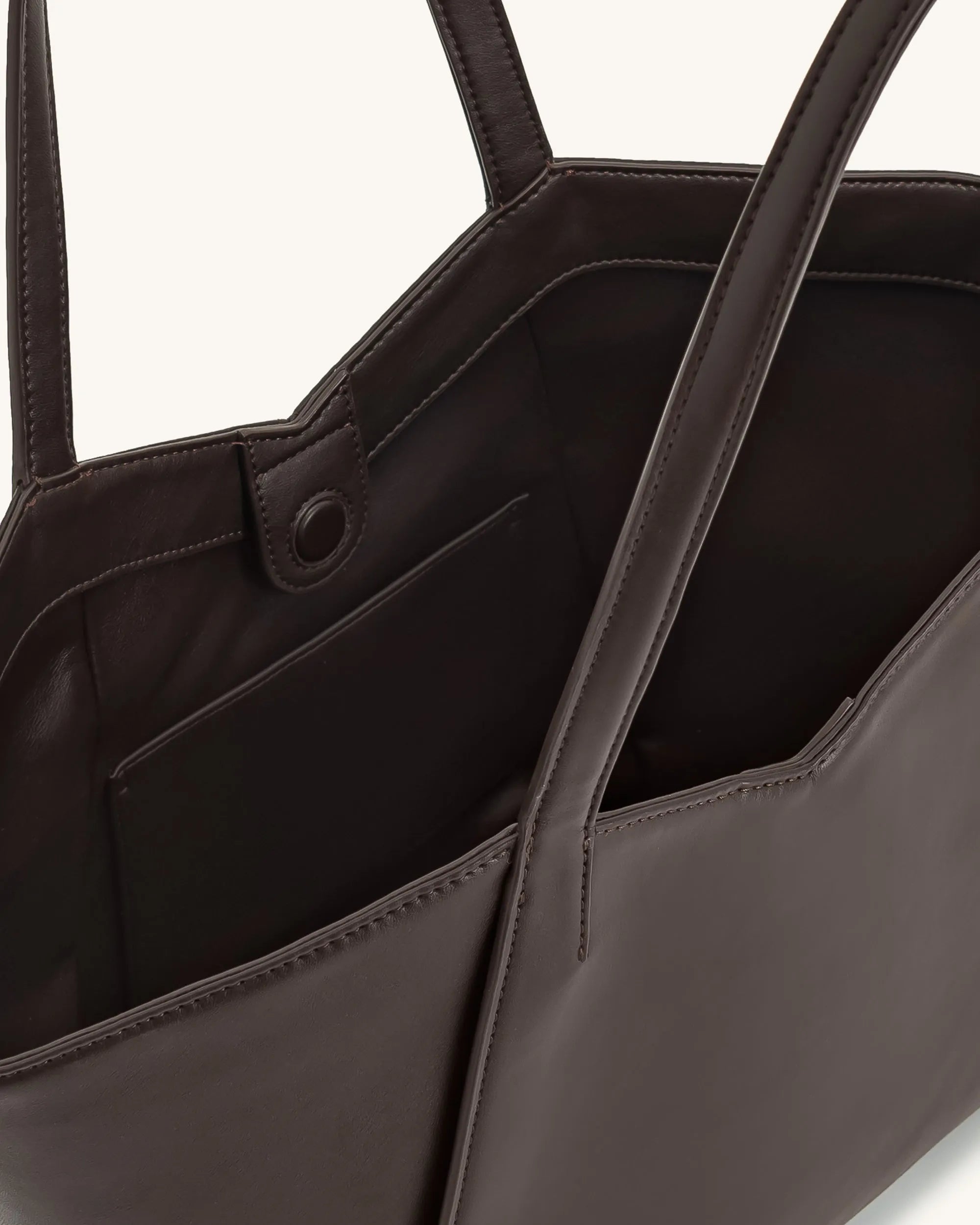 JW PEI Caramel Women Kiana Large Capacity Tote Bag - Caramel SKU: 8T032-31_Caramel Image 04