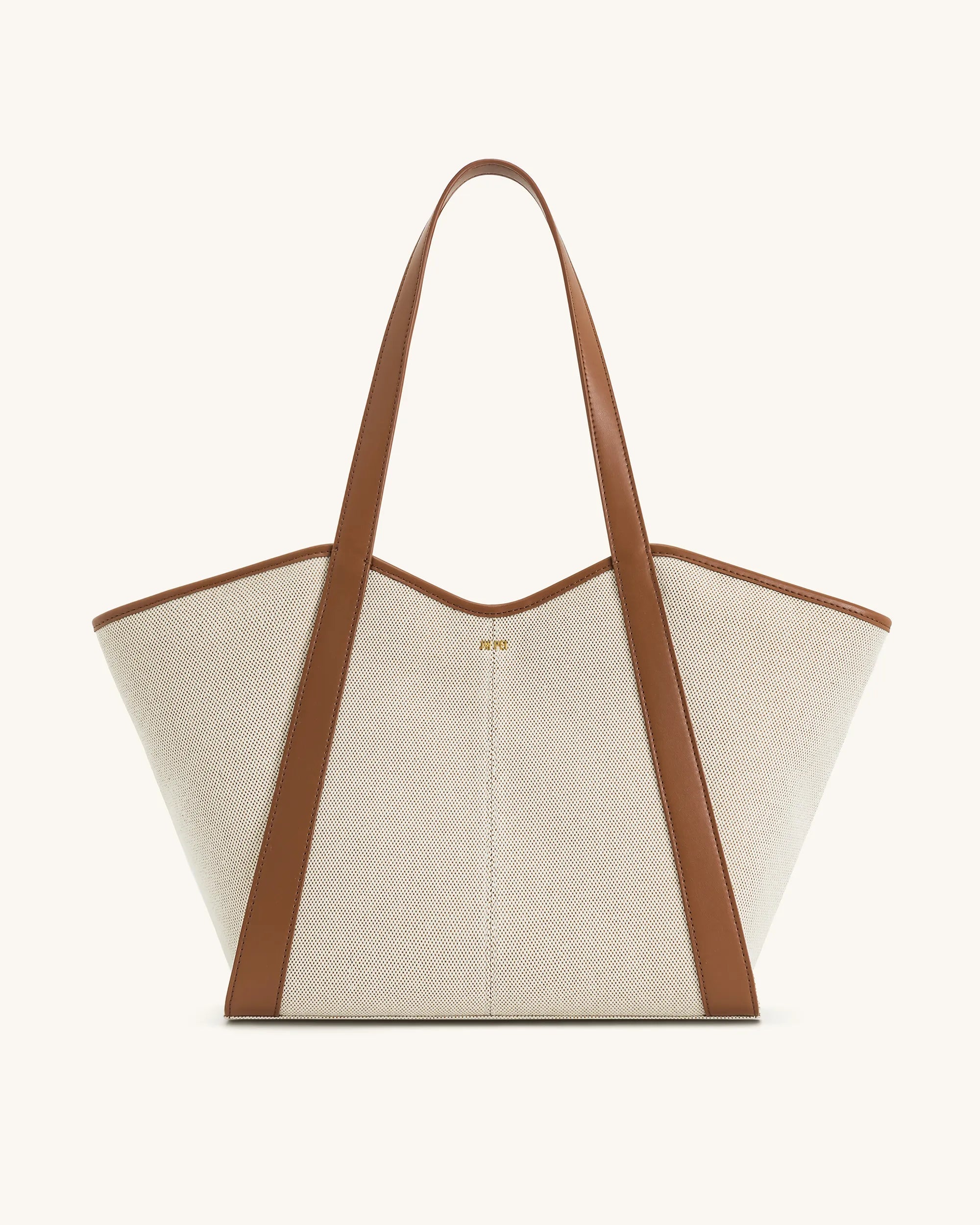 JW PEI_Brown Canvas_Kiana Large Capacity Tote Bags_8T032-32_Brown Canvas_01