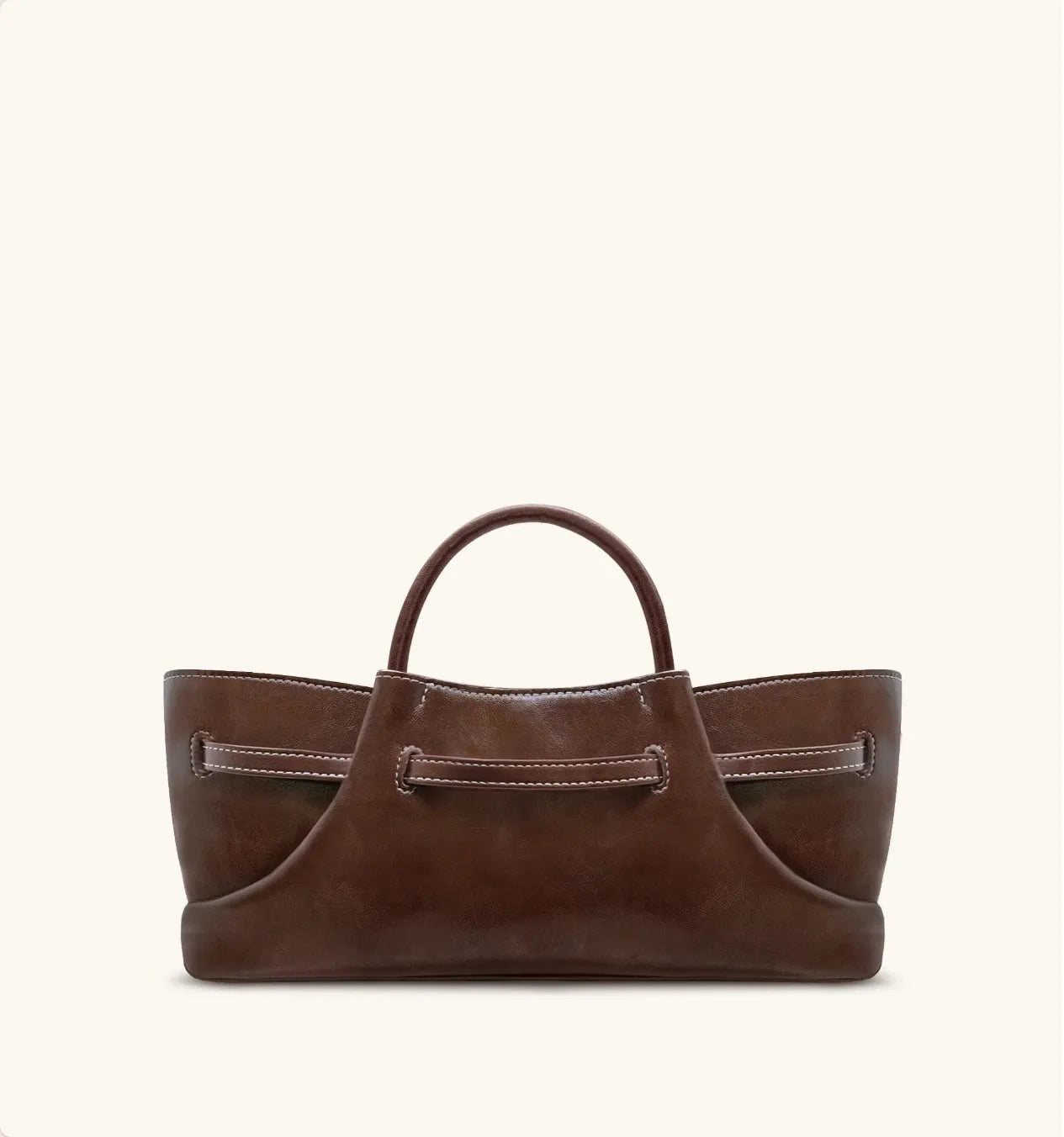 JW PEI Dark Brown Maeve Dachshund Metal Charm Tote Bag SKU: 8T117-3_Dark Brown Image 04