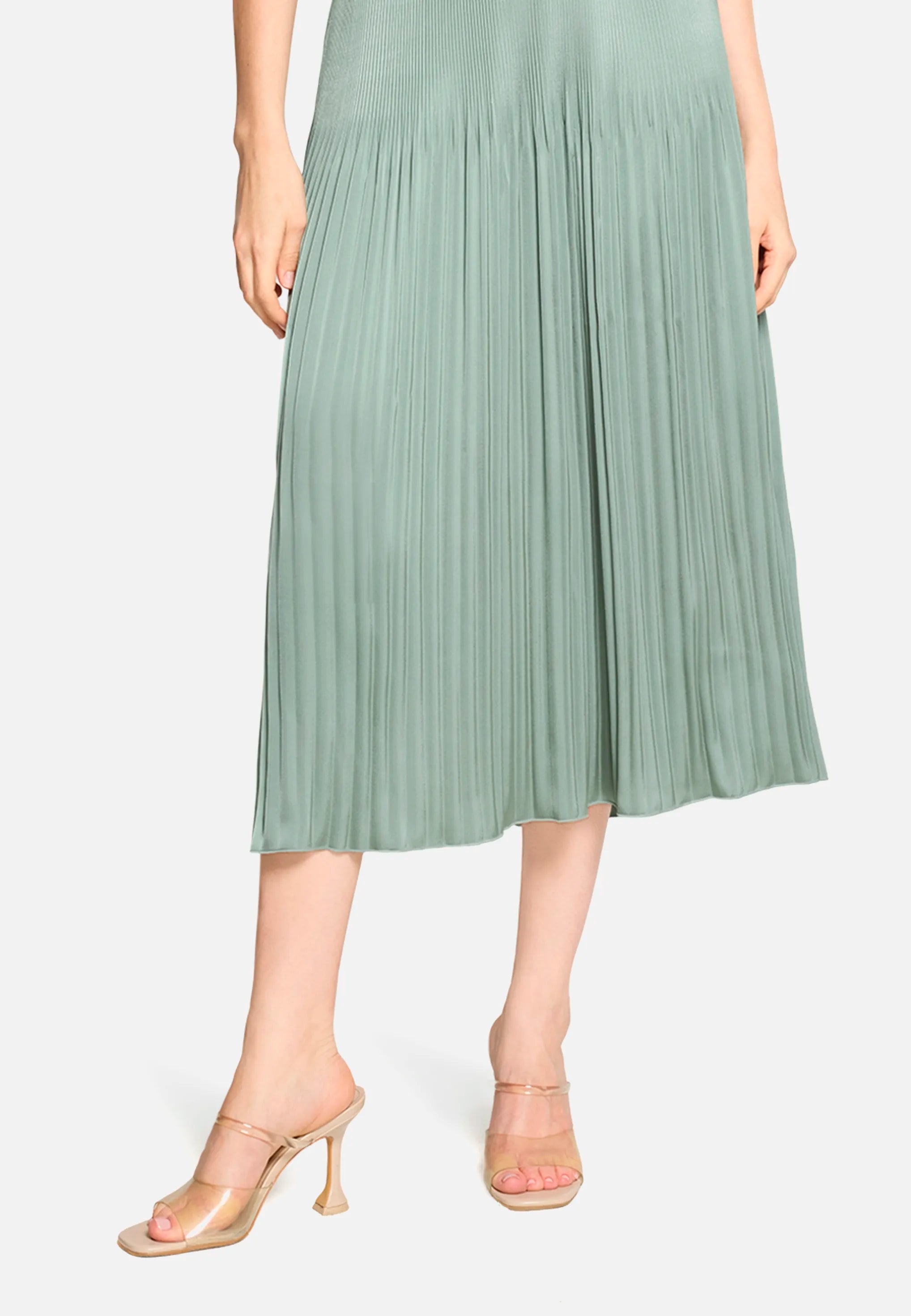 Betty Barclay Lily Pad Women Pleated Midi Skirt SKU: 9020-3285_5554 Image 08